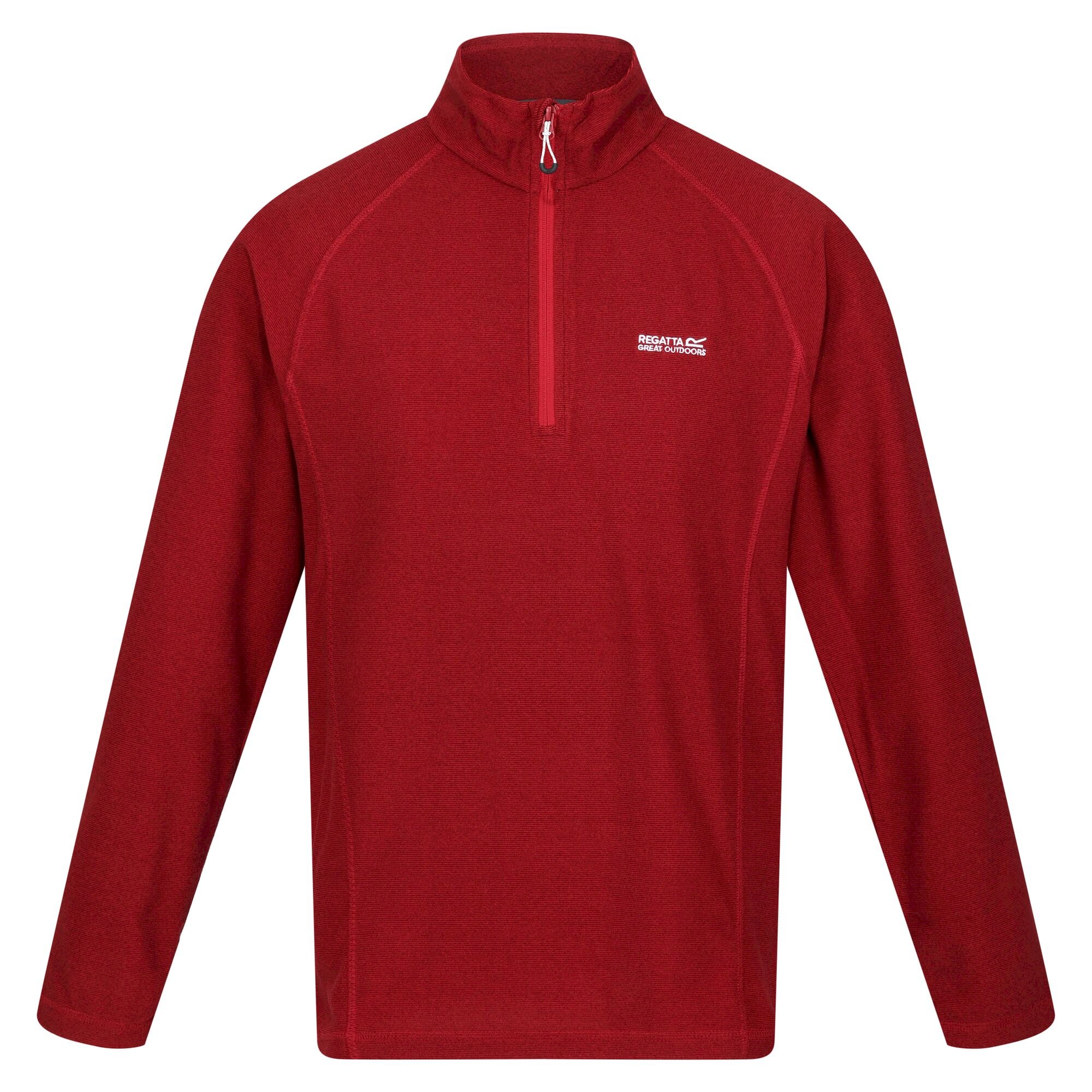Men's Montes Lightweight Half Zip Fleece | Dark Red Cabern