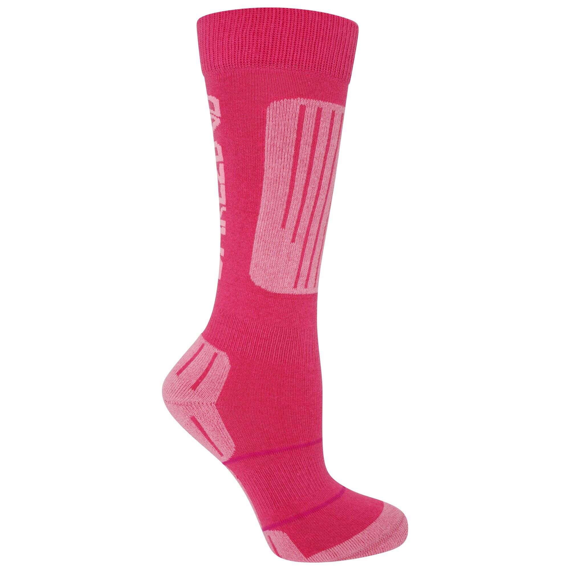 Dare 2b - Kids Performance Ski Socks | Pink Glow
