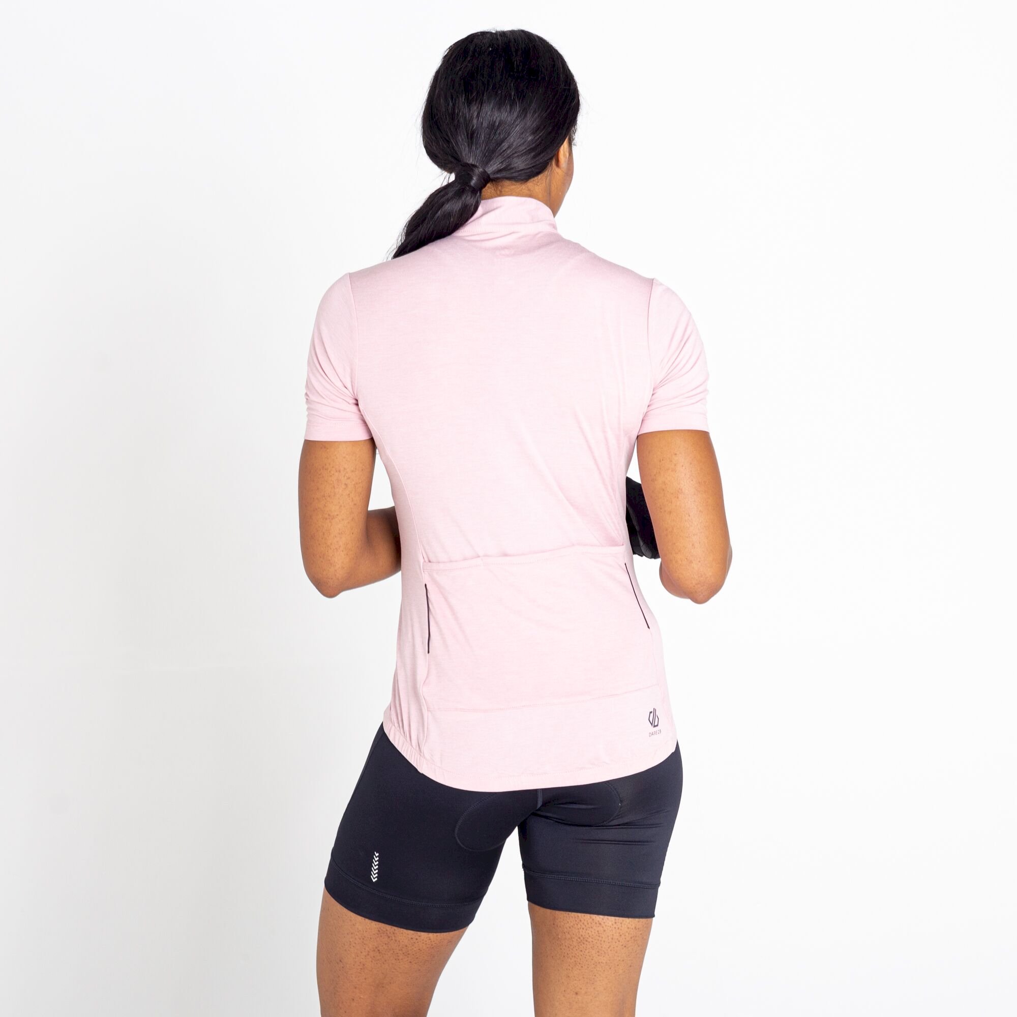 Dare 2b - Women's Pedal Through It Lightweight Jersey | Powder Pink Marl