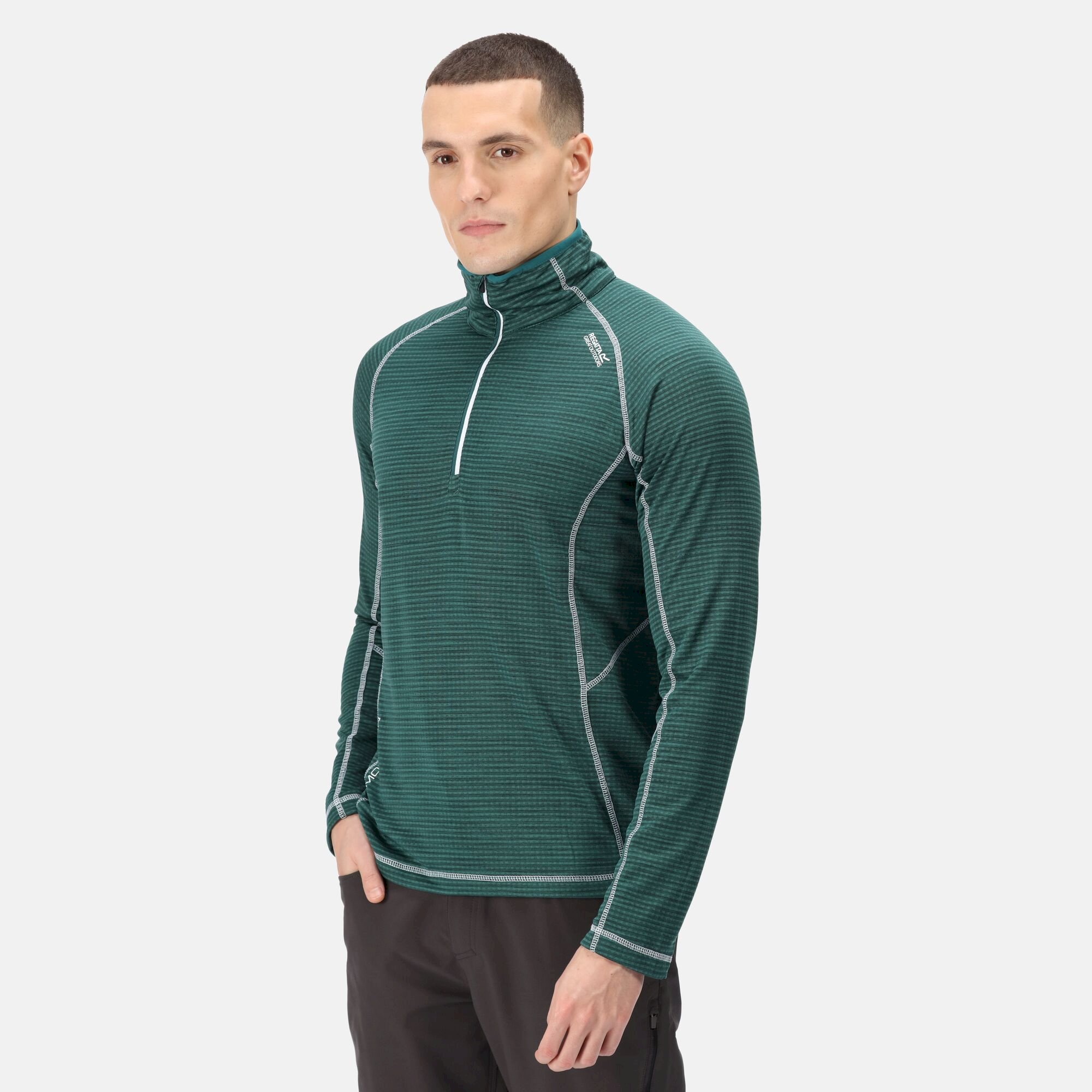Men's Yonder Half Zip Top | Pacific Green