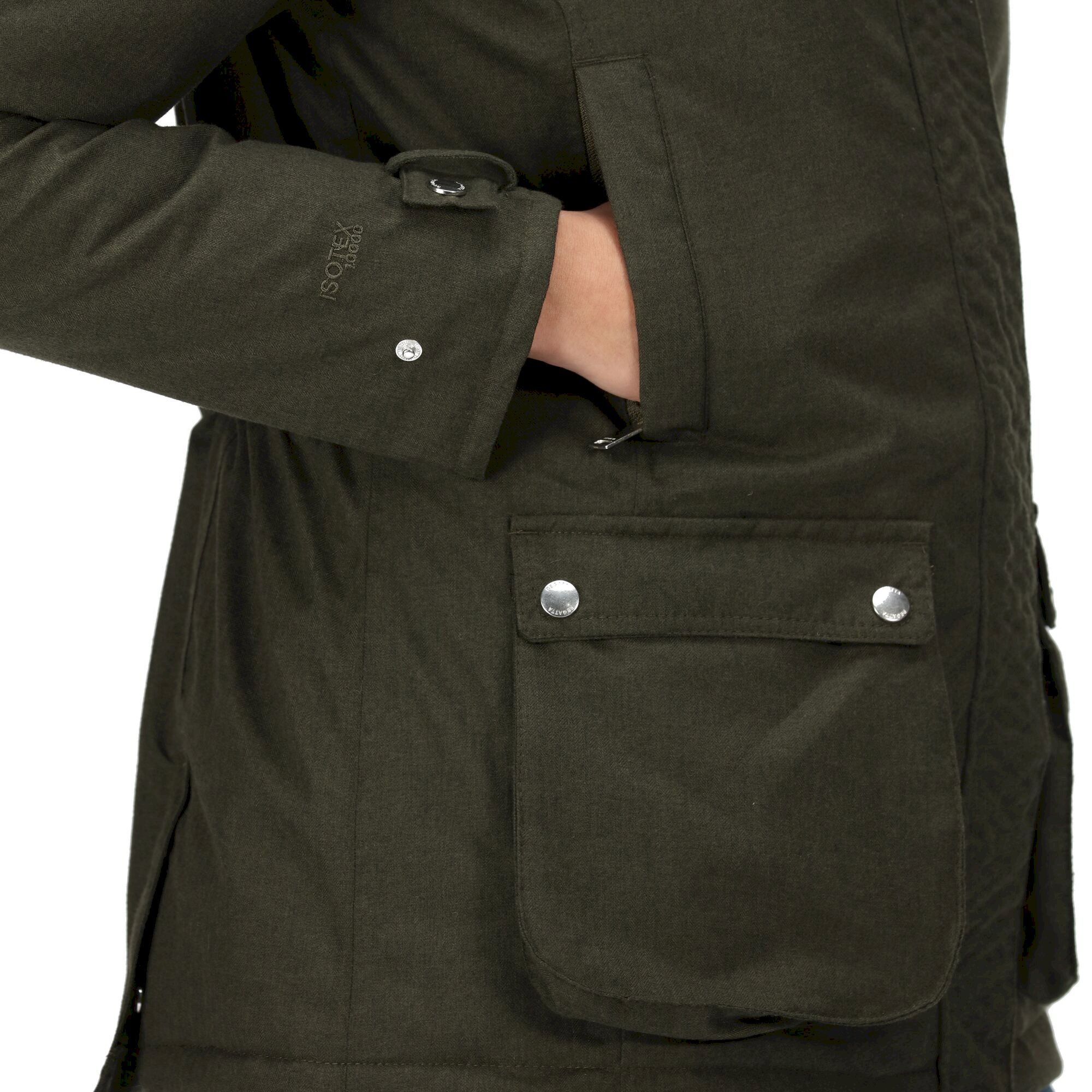 Women's Leighton Waterproof Jacket | Dark Khaki