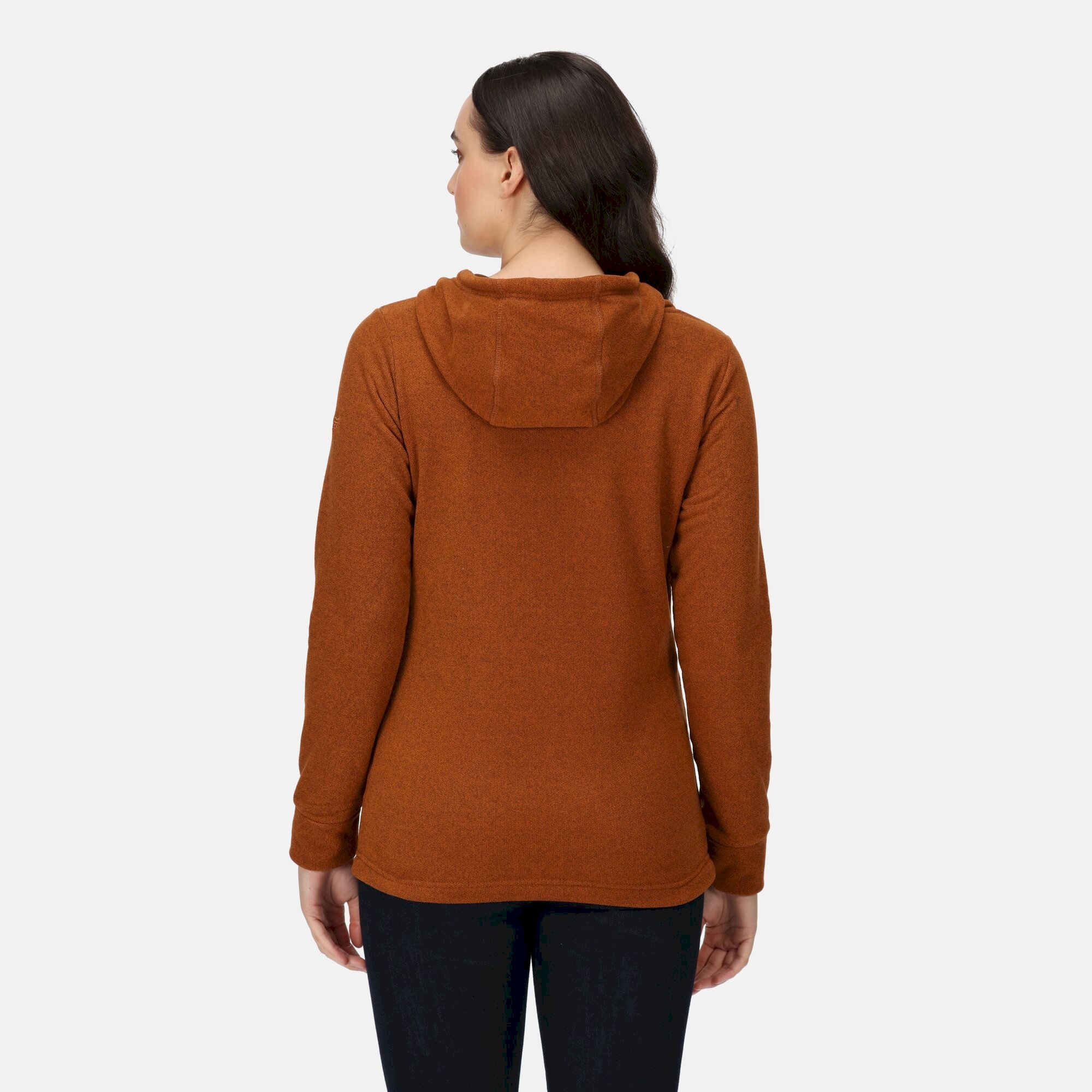 Women's Kizmit II Hooded Marl Fleece | Copper Almond Two Tone