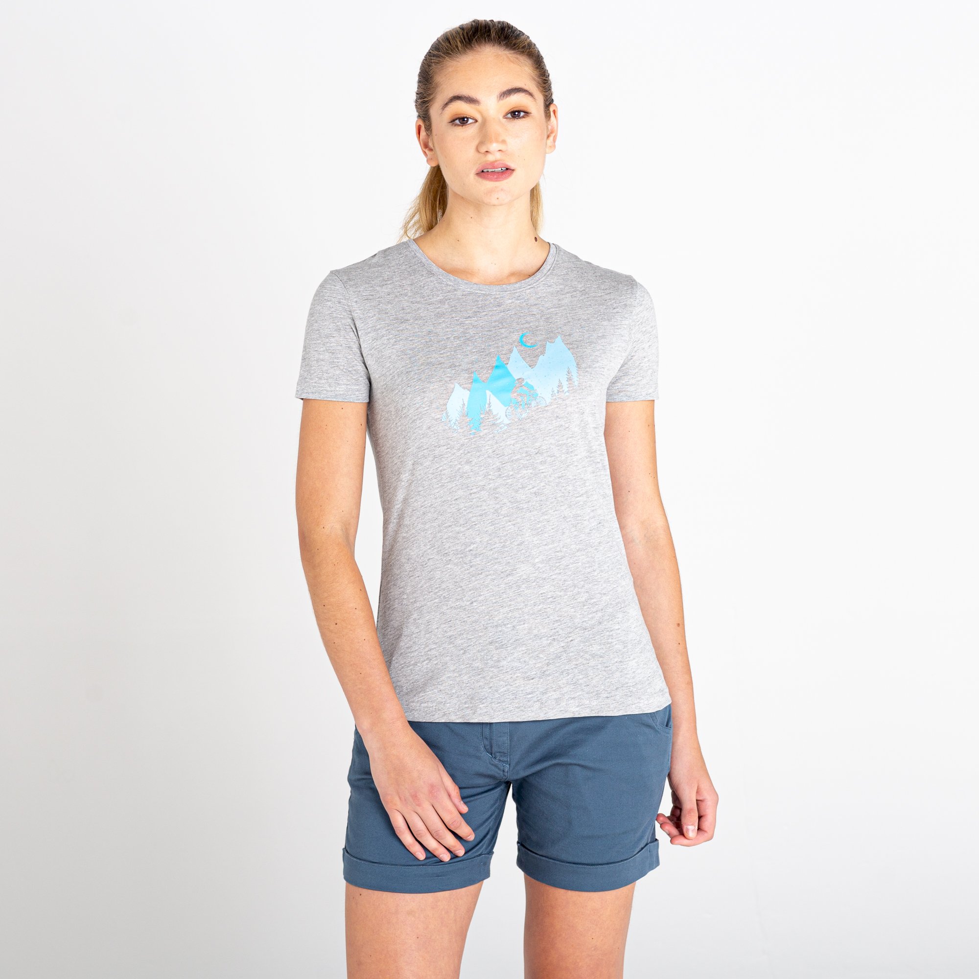 Dare 2b - Women's Peace of Mind Graphic Tee | Ash Grey Marl