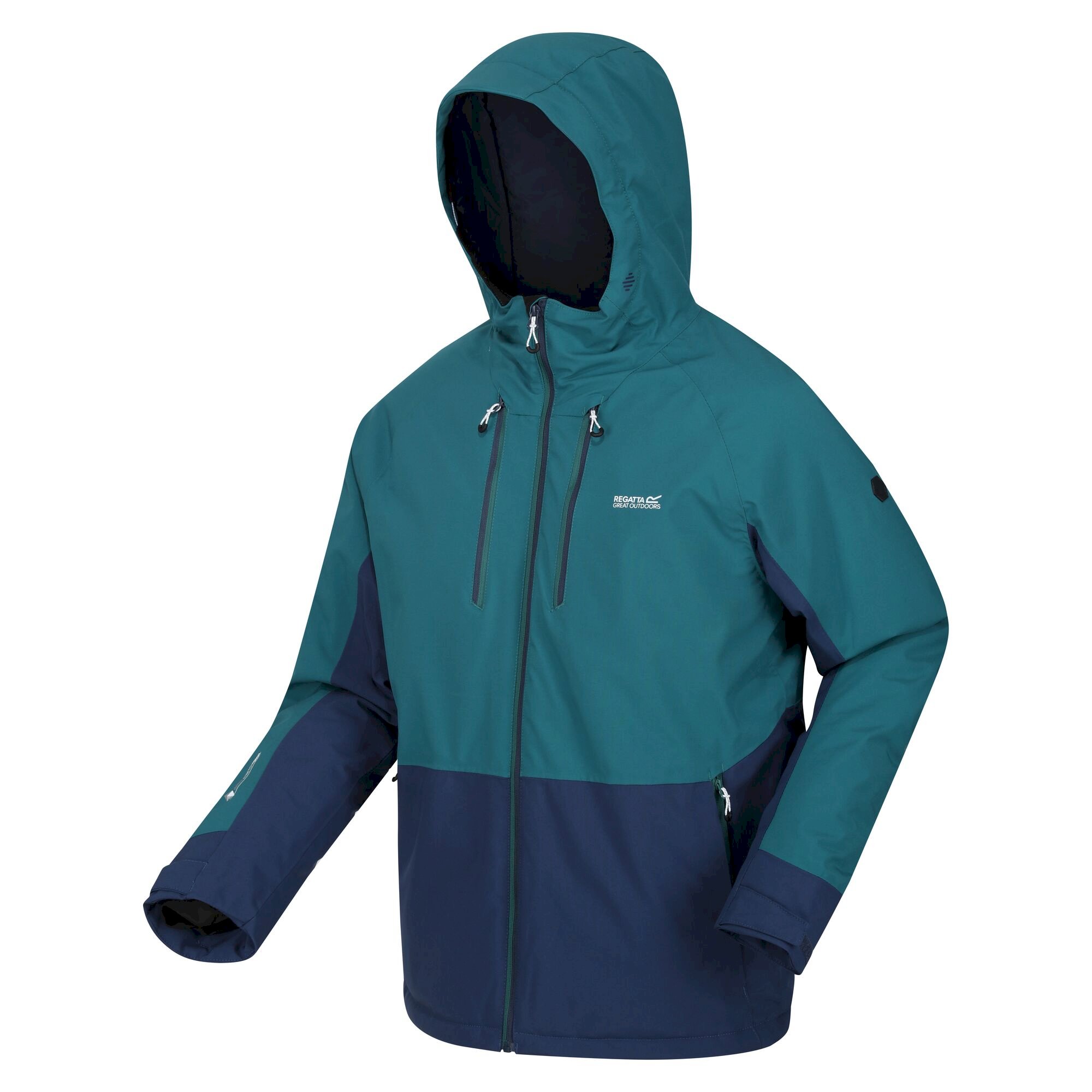 Men's Highton Stretch Padded Jacket III | Pacific Green Admiral Blue