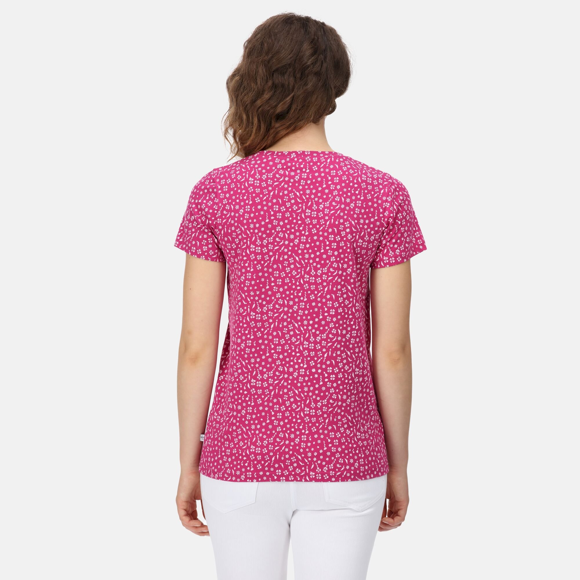Women's Filandra VI Print T-Shirt | Fuchsia Ditsy