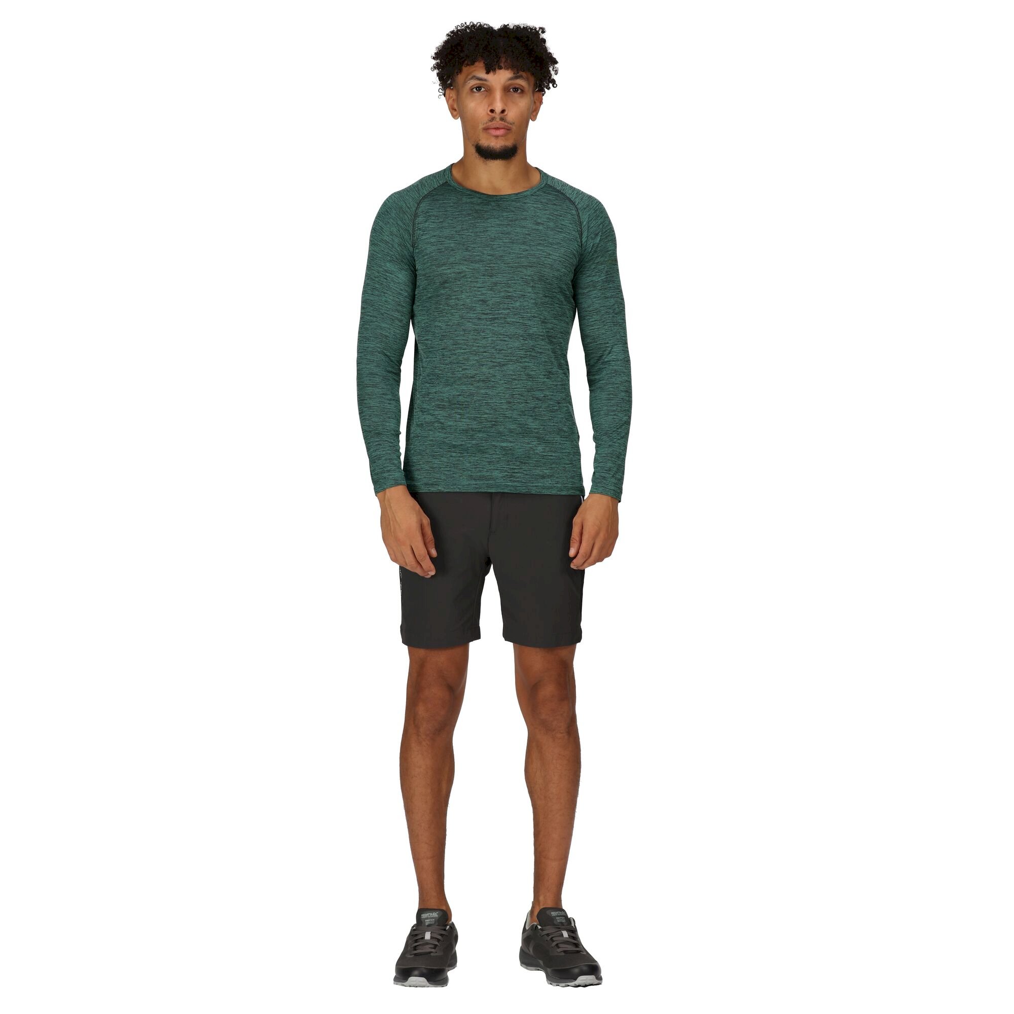 Men's Burlow Long Sleeved T-Shirt | Pacific Green