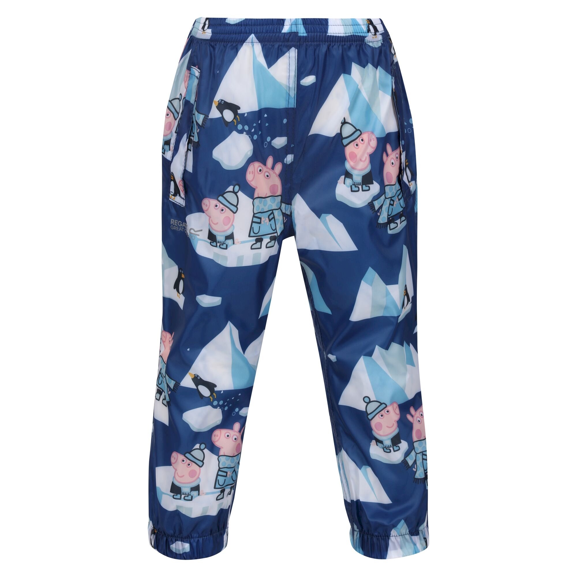 Peppa Pig Waterproof Pack-It Overtrousers | Space Blue