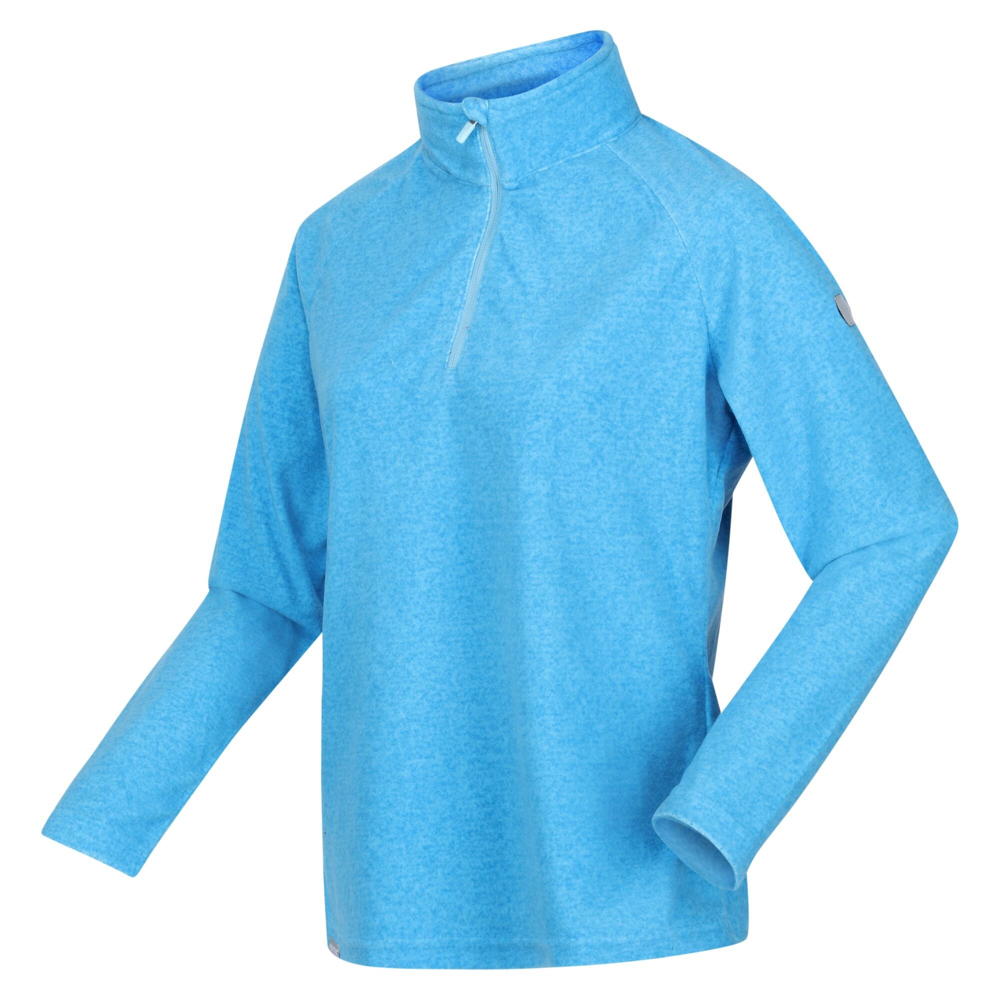 Women's Pimlo Half Zip Velour Fleece | Ethereal Blue