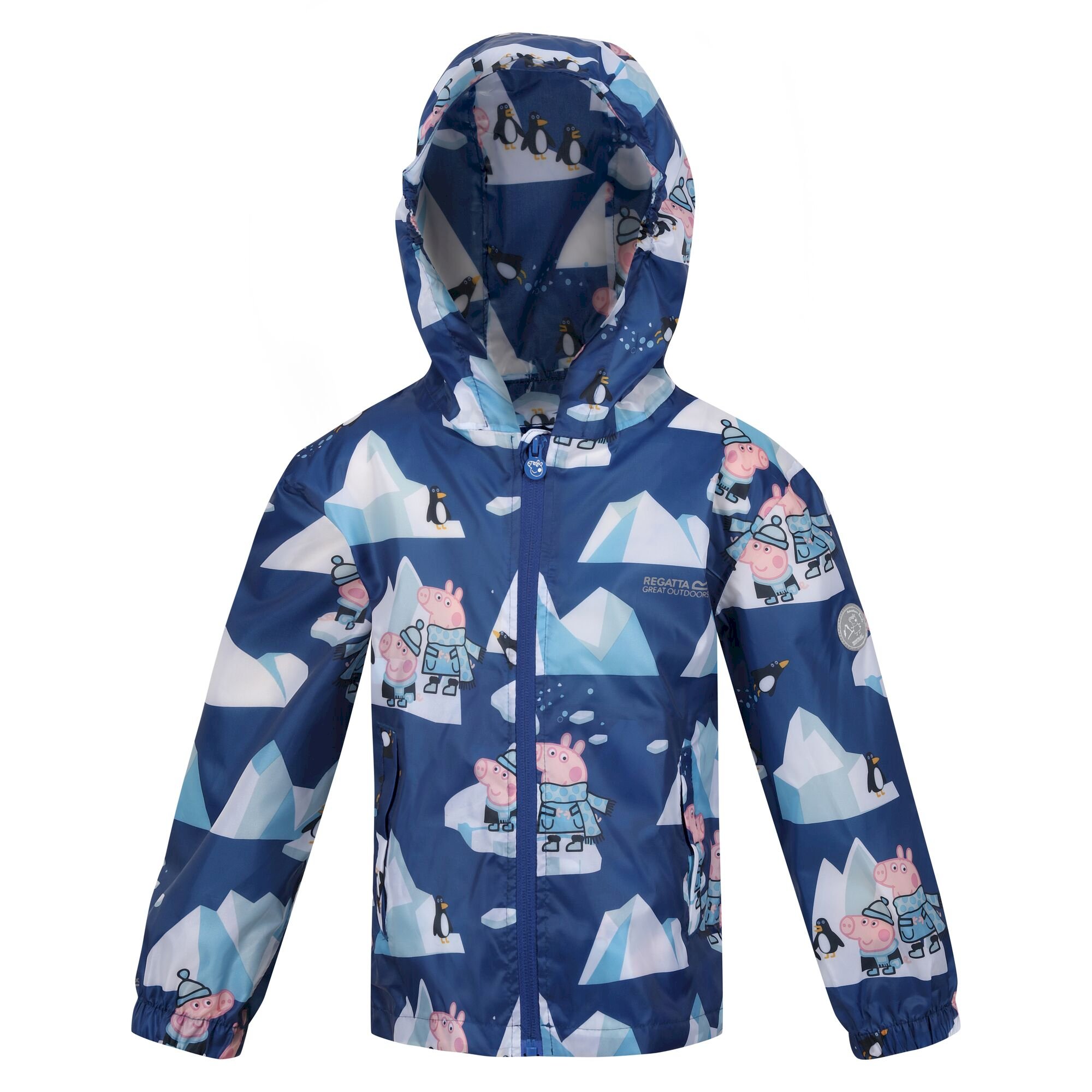 Peppa Pig Waterproof Pack-It Jacket | Space Blue
