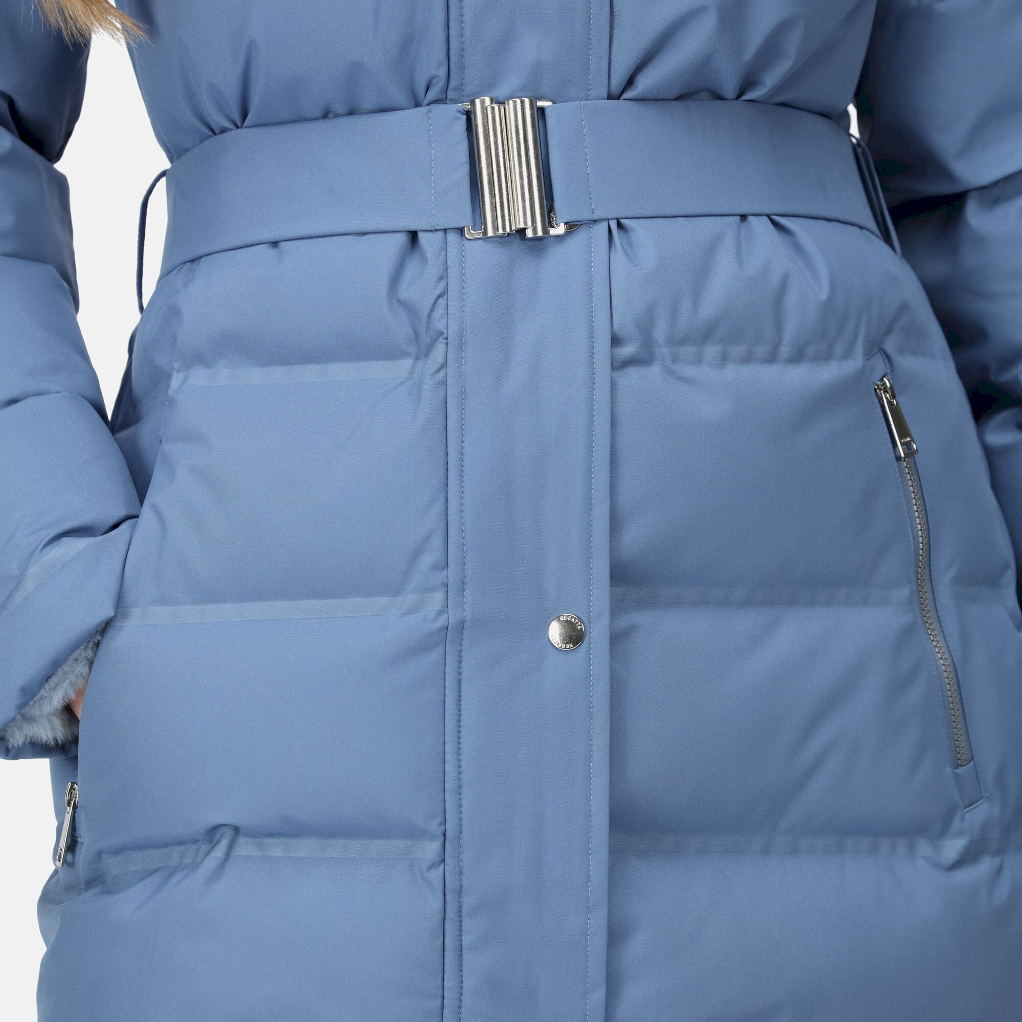 Women's Daleyza Thermal Parka Jacket | Slate Blue