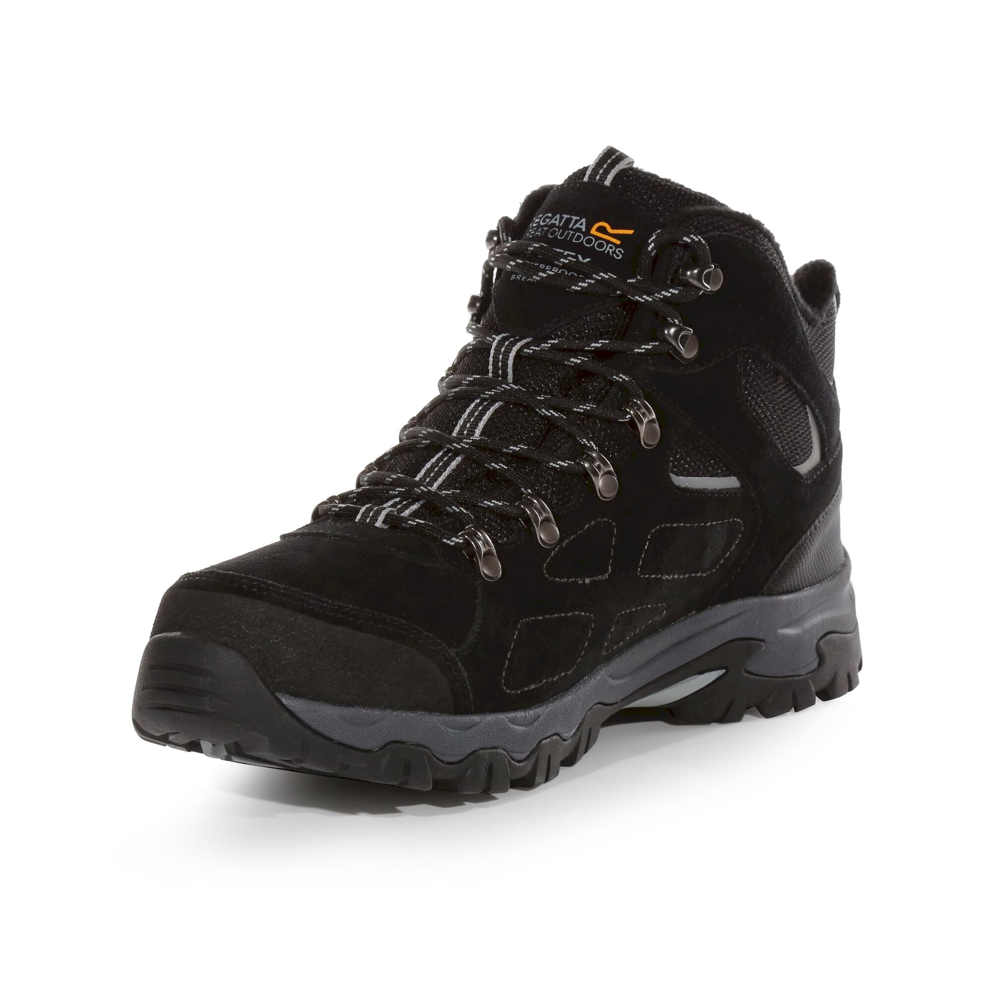 Men's Tebay Thermo Waterproof Walking Boots | Black Light Grey