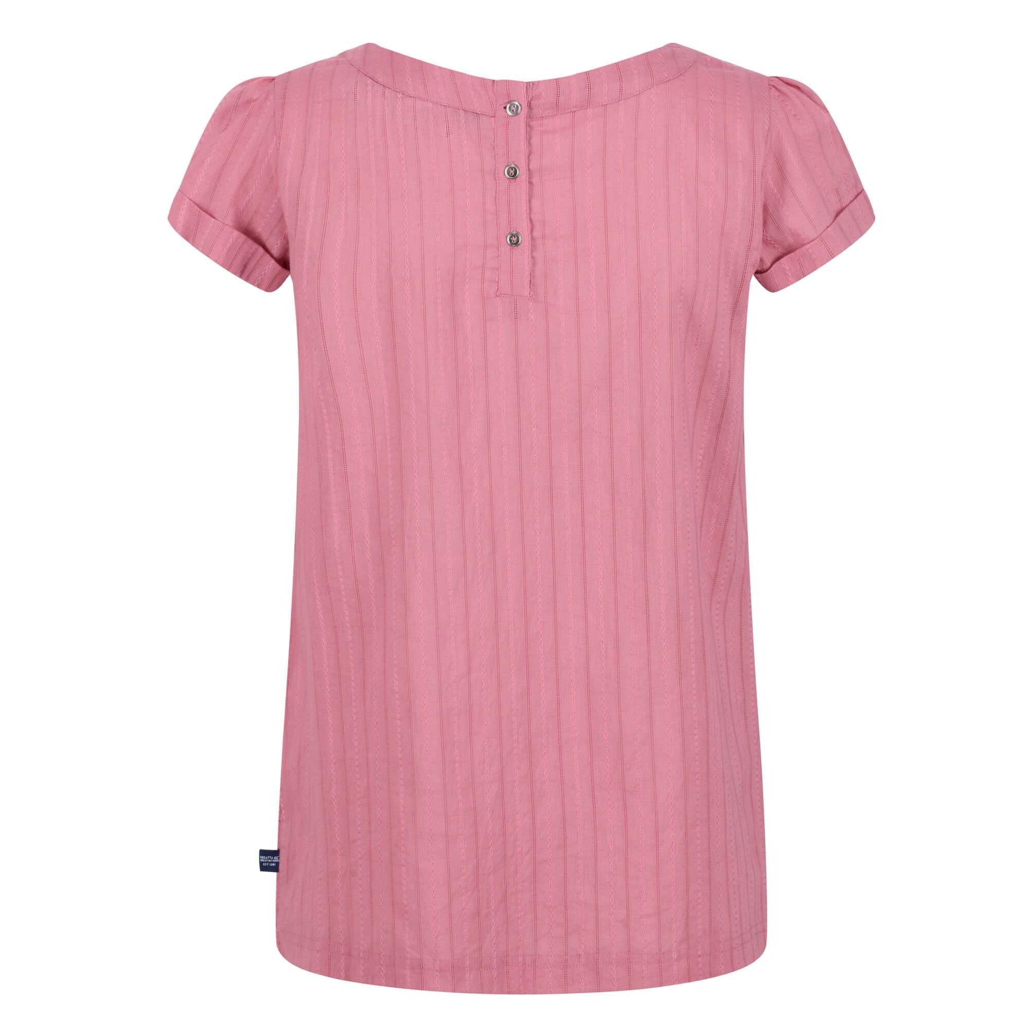 Women's Jaelynn Cotton T-Shirt | Heather Rose Dobby