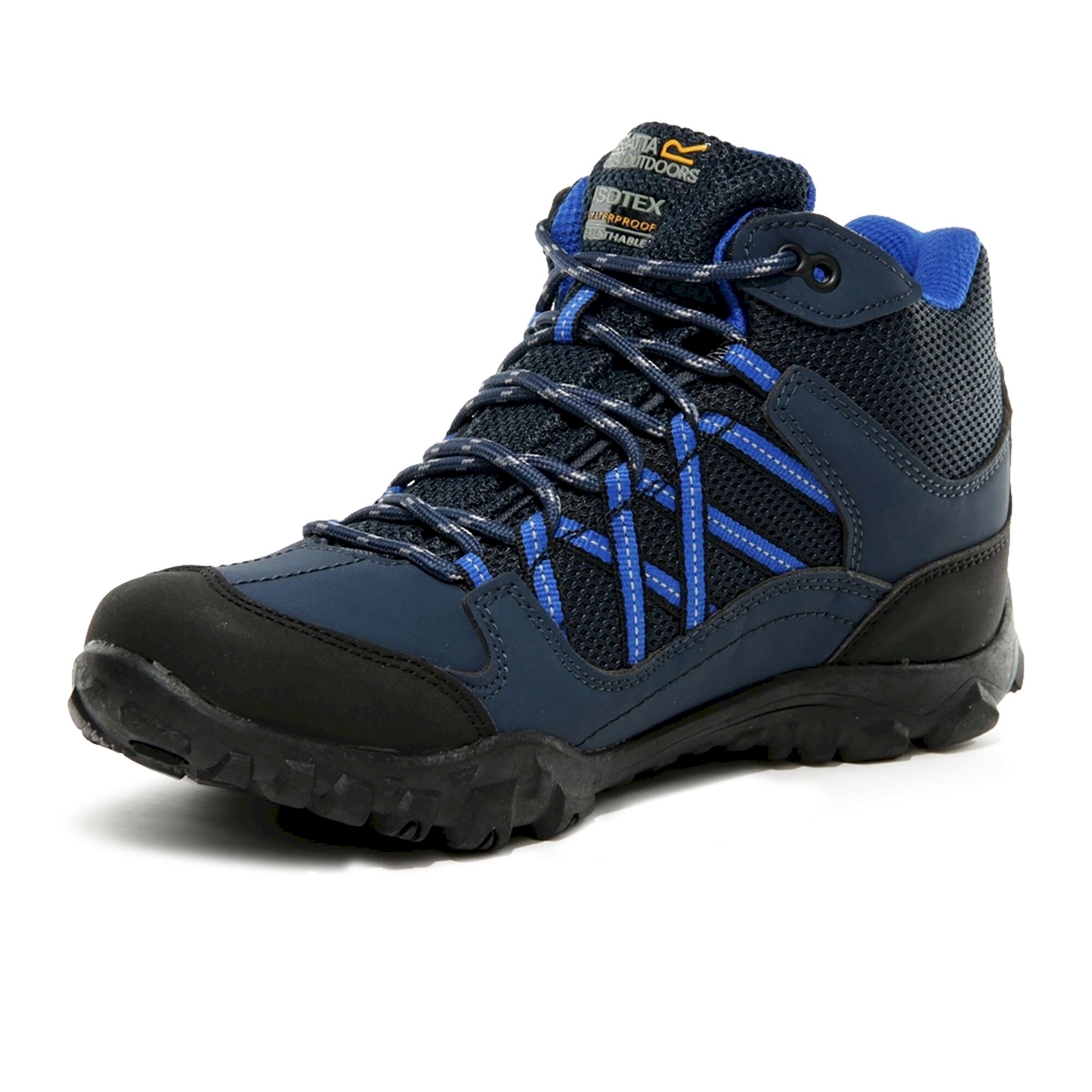 Kids' Edgepoint Waterproof Mid Walking Boots | Deep Space Imperial Blue