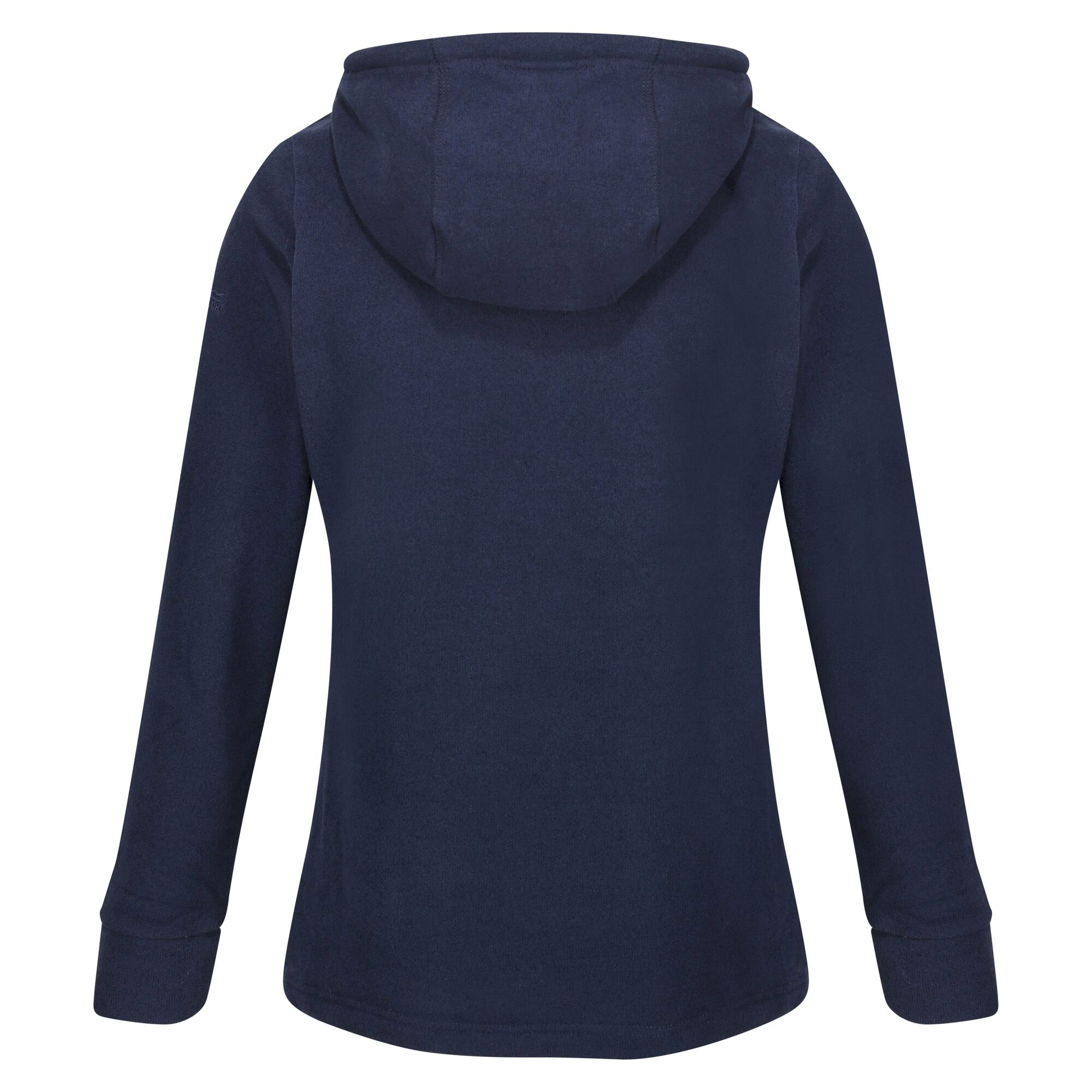 Women's Kizmit II Hooded Marl Fleece | Navy Fine Two Tone
