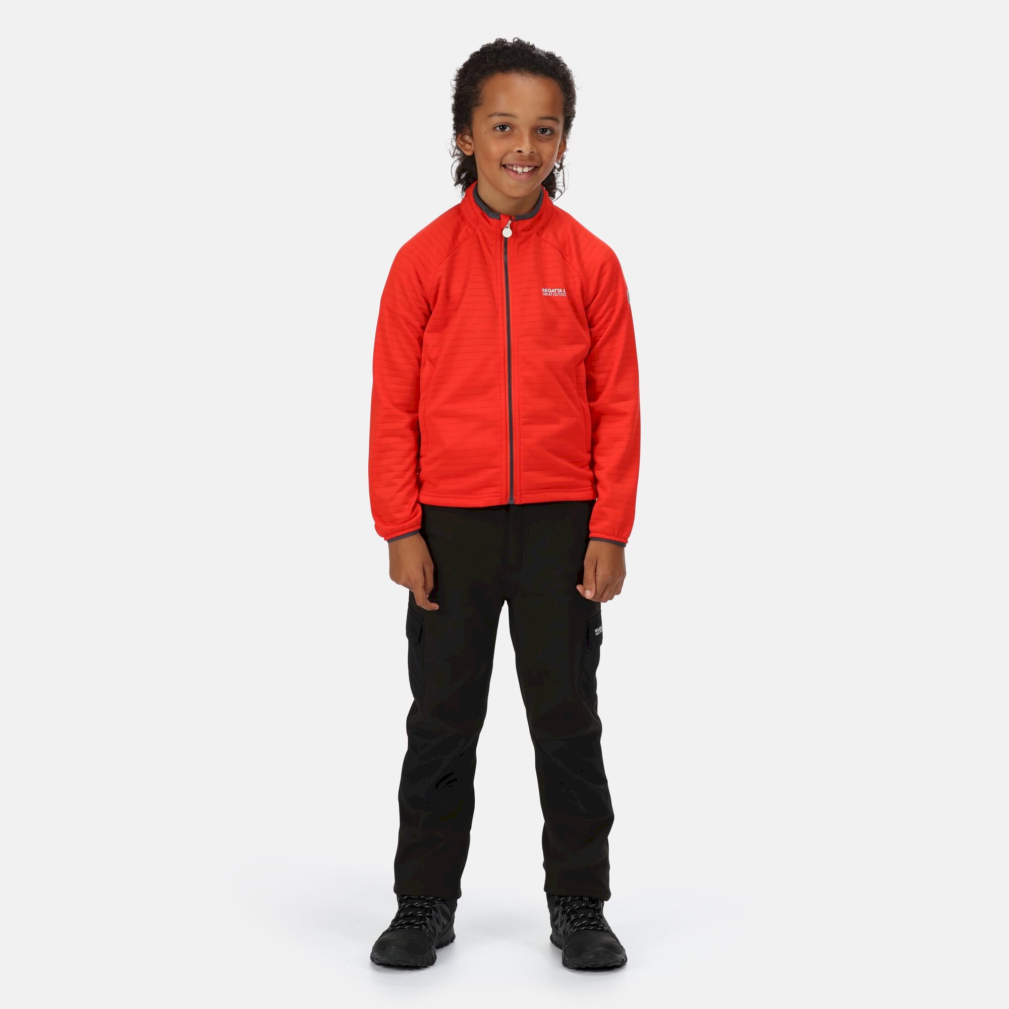 Kids' Highton Lite II Softshell Jacket | Fiery Red
