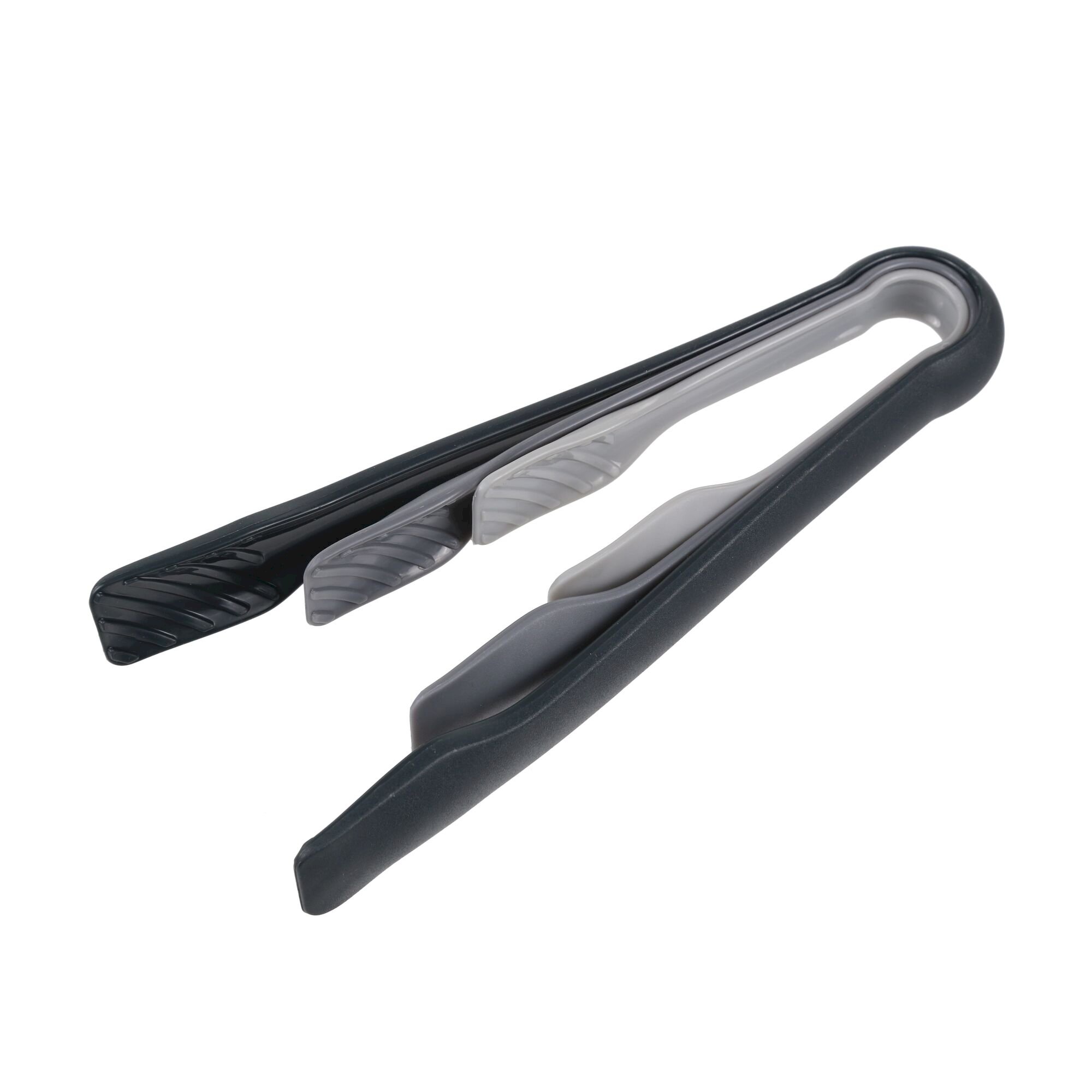 3 Pack Tong Cook Utensils | Ebony Grey