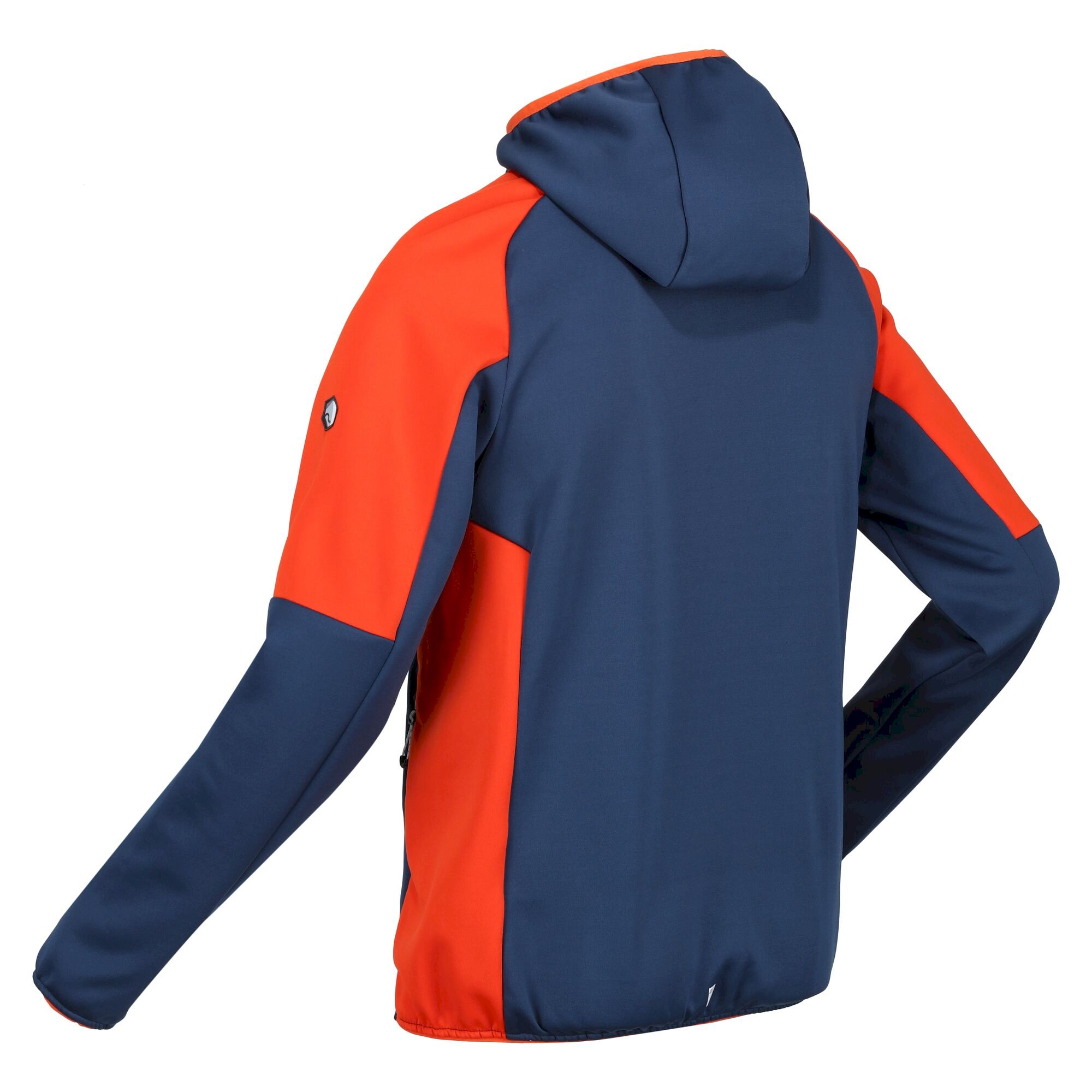 Men's Attare Softshell Hooded Jacket | Admiral Blue Pacific Green