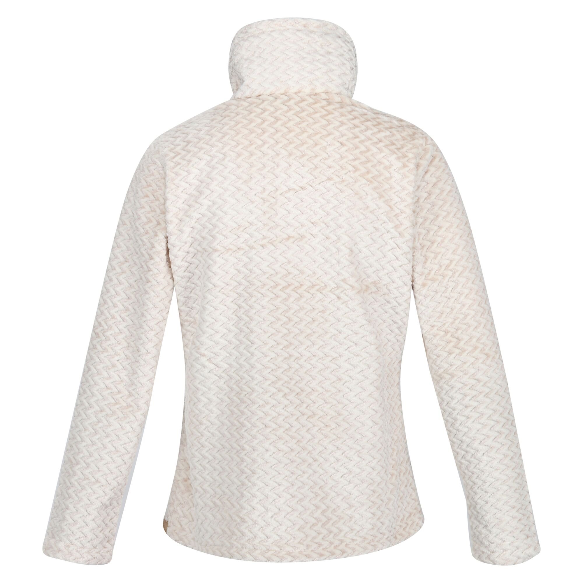 Women's Heloise Full Zip Fleece | Light Vanilla Plait