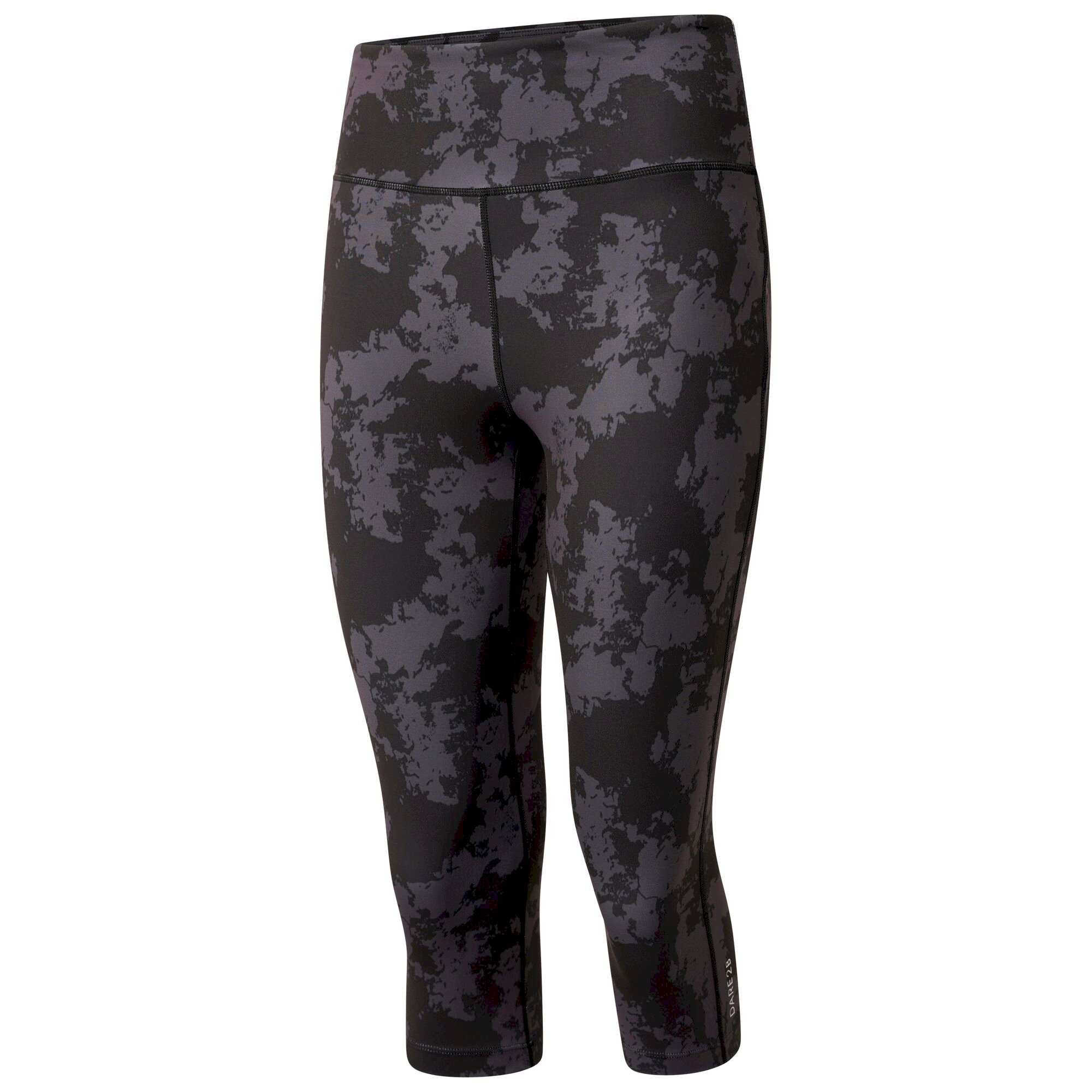 Dare 2b - Women's Influential 3/4 Recycled Leggings | Black Mirage Print
