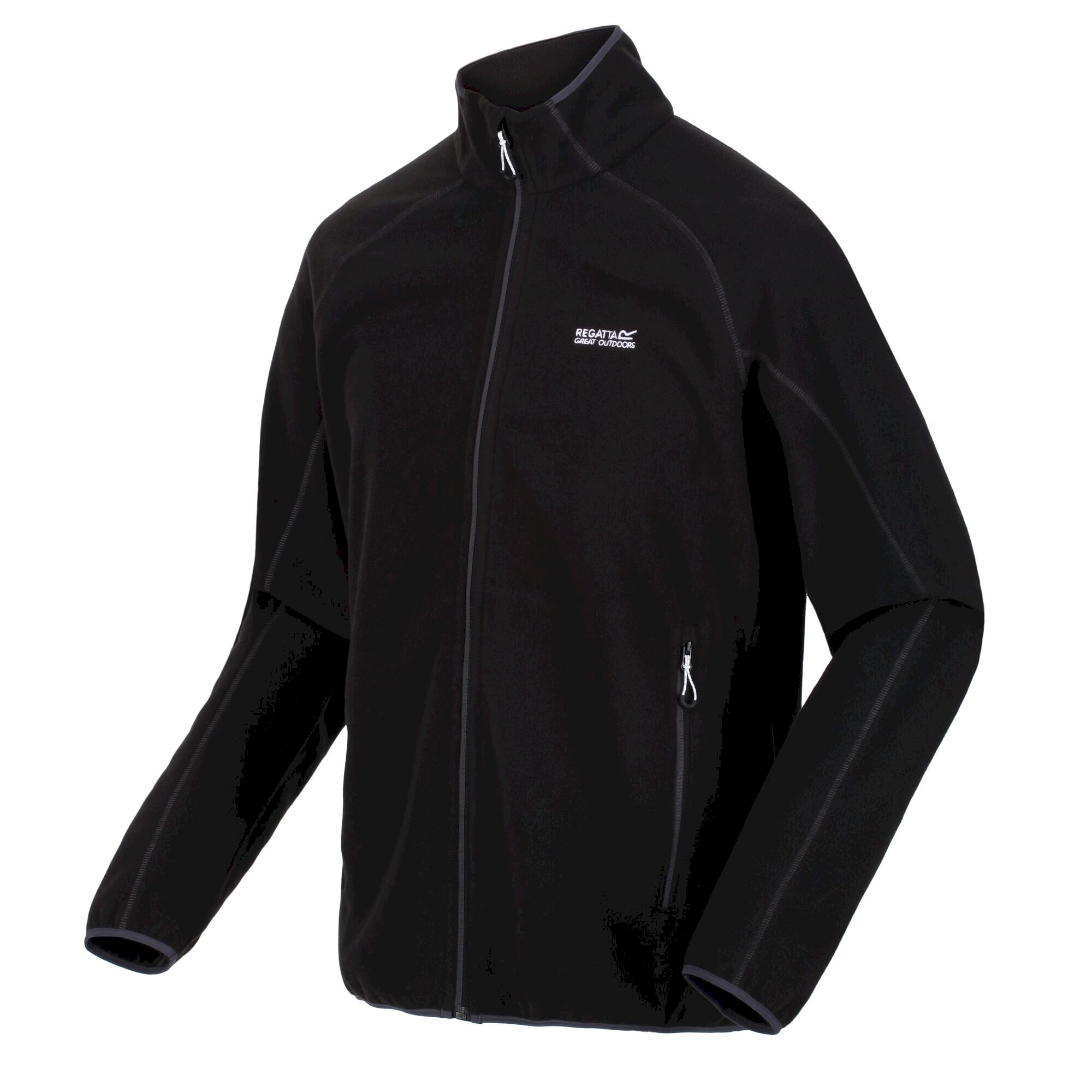 Men's Hadfield Full Zip Fleece | Black