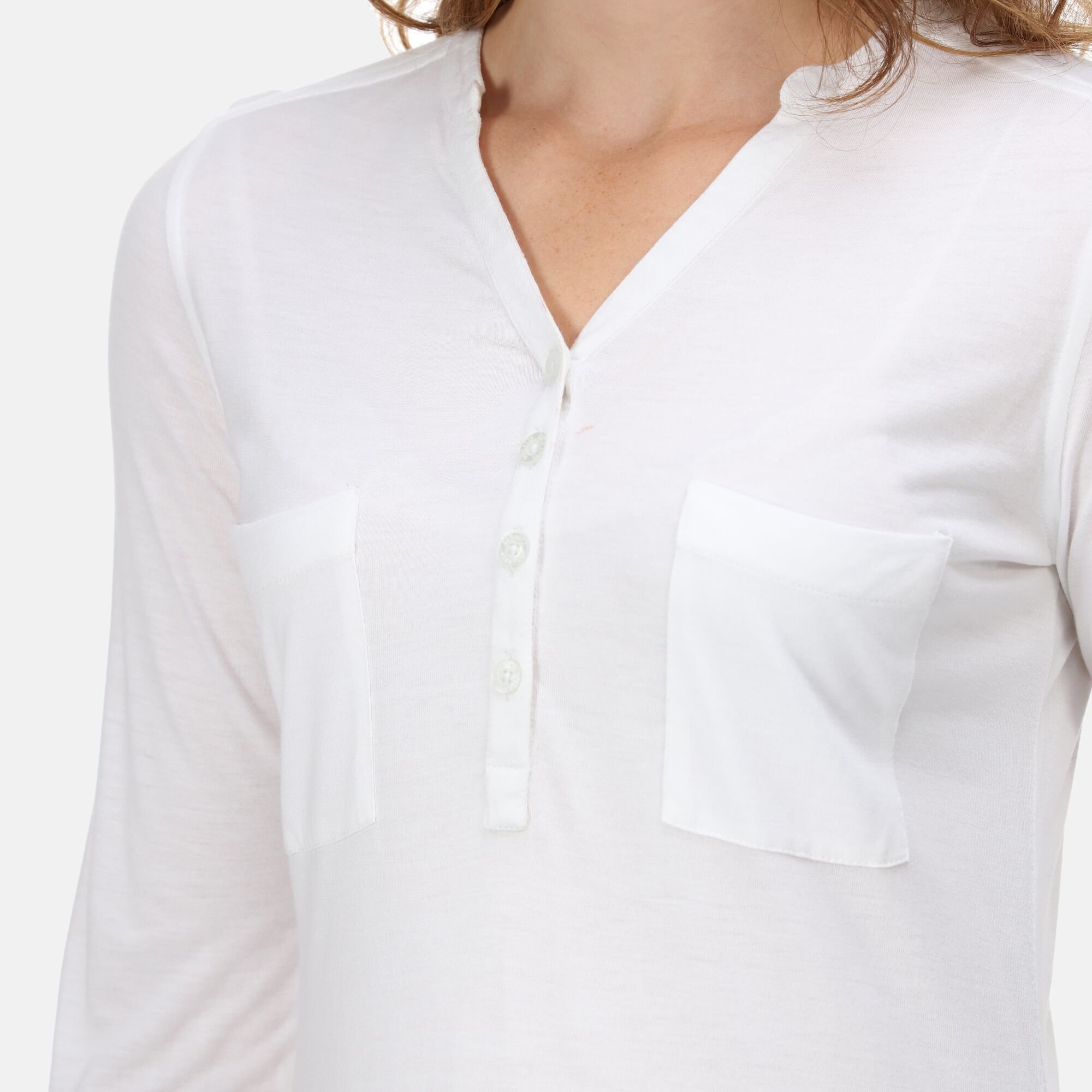 Women's Fflur II 3/4 Sleeve Shirt | White