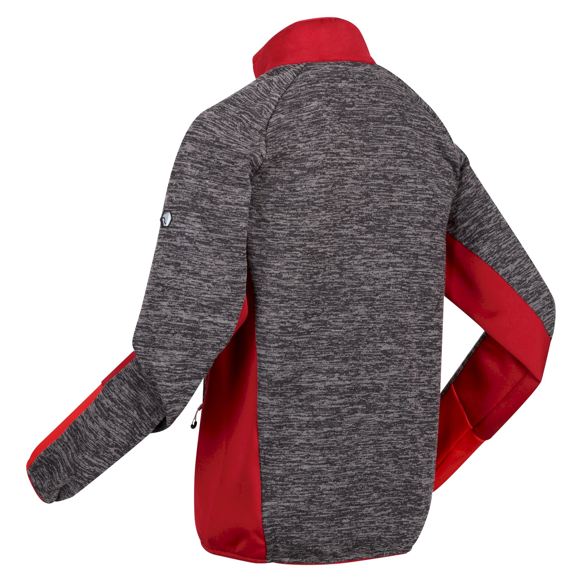 Men's Coladane IV Full Zip Fleece | Dark Grey Chinese Red