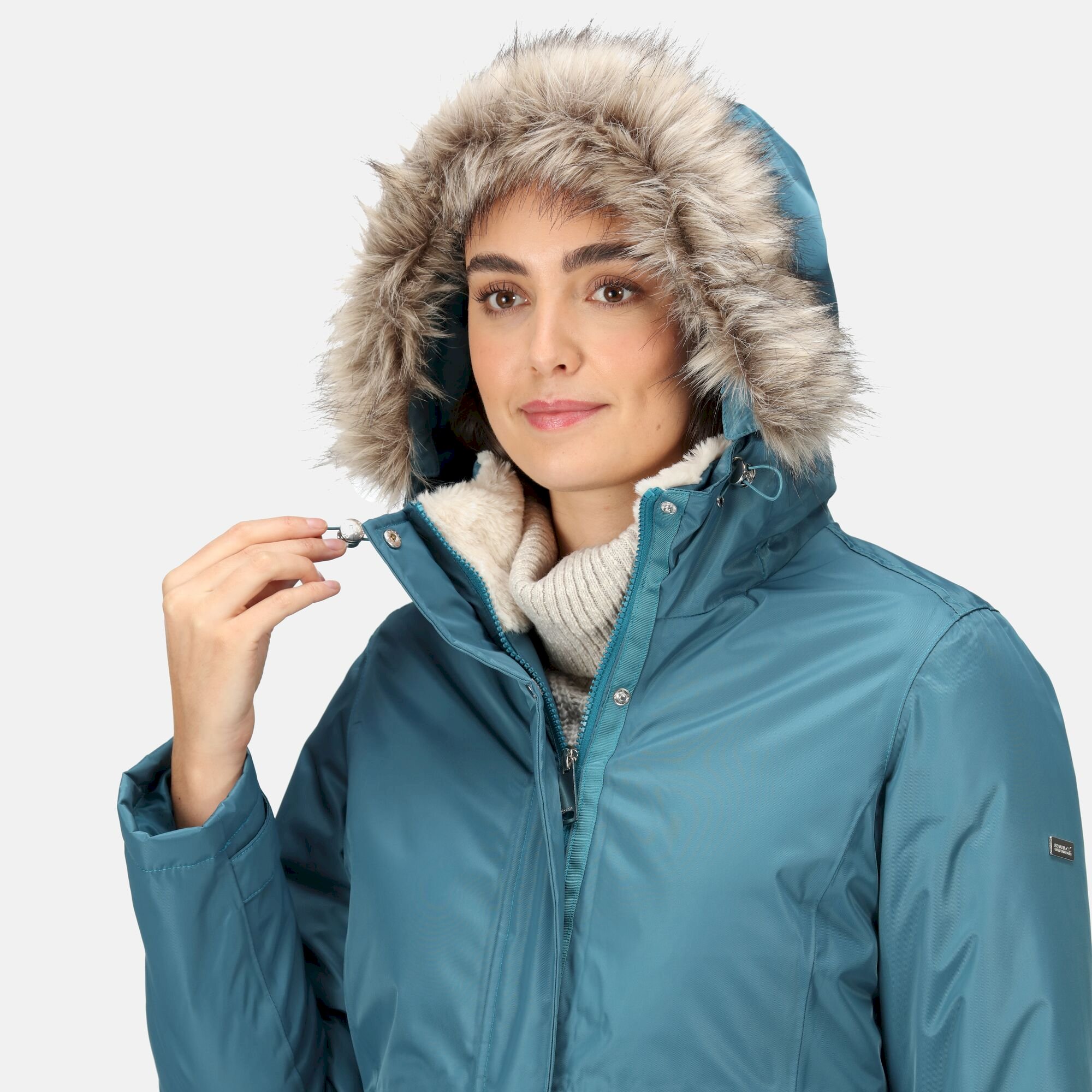 Women's Lyanna Fur Trim Parka Jacket | Dragonfly