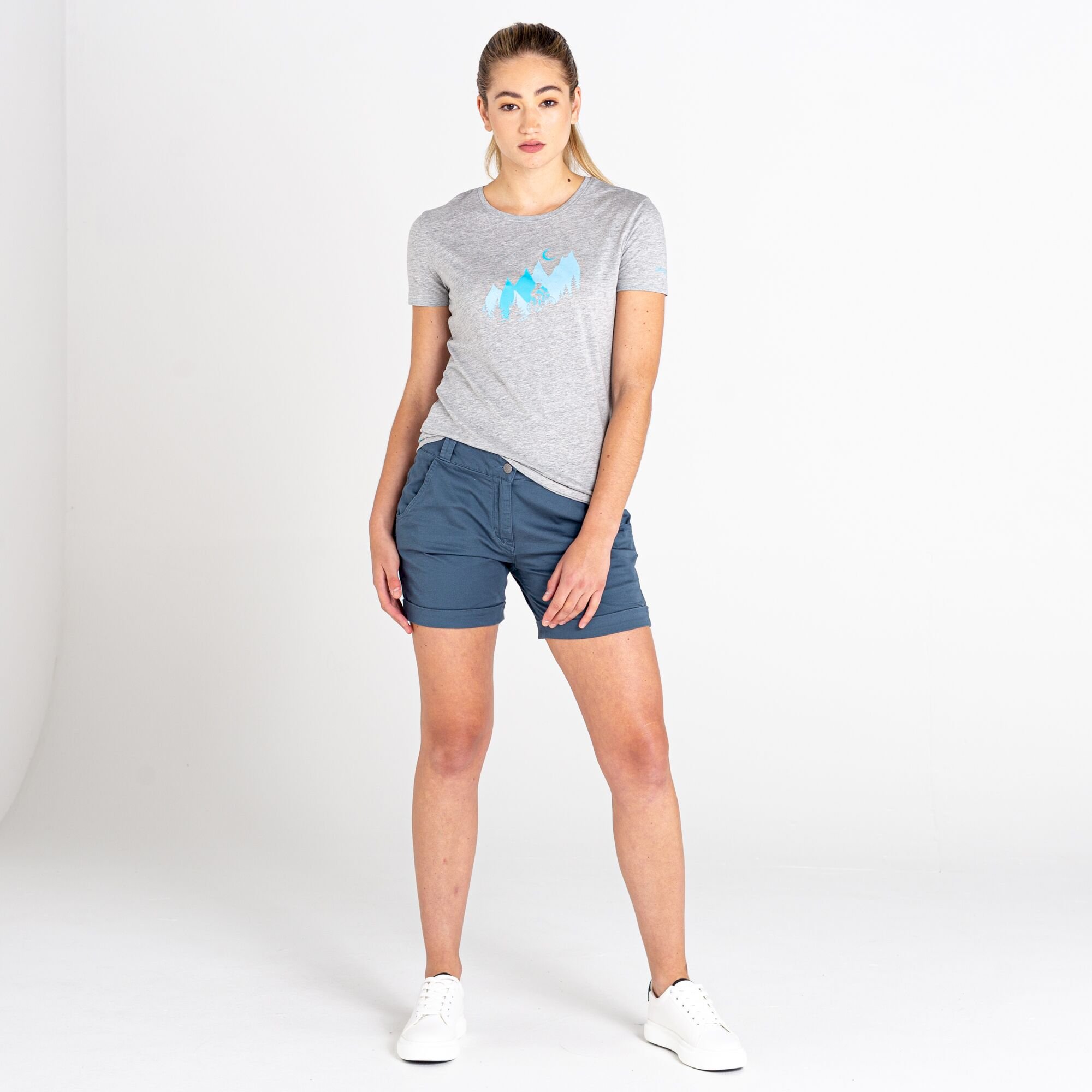 Dare 2b - Women's Peace of Mind Graphic Tee | Ash Grey Marl