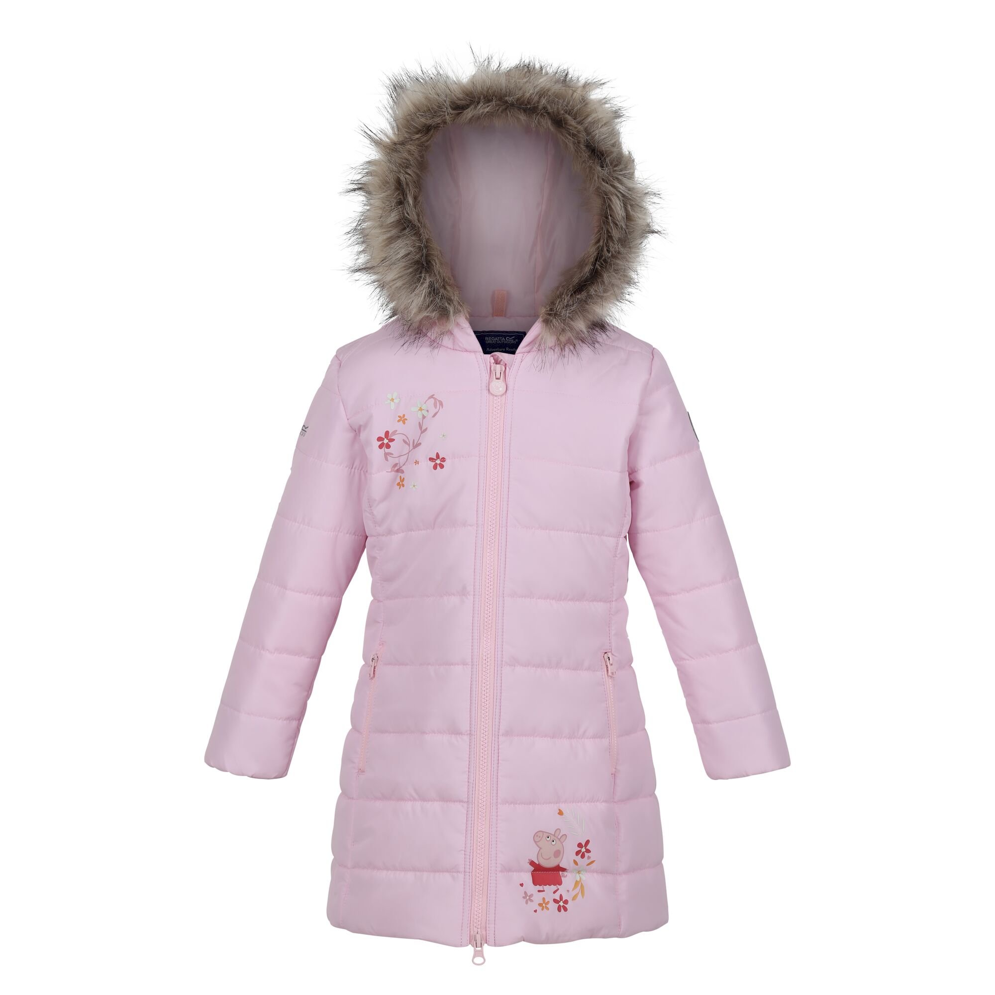 Girls' Peppa Padded Jacket | Pink Mist