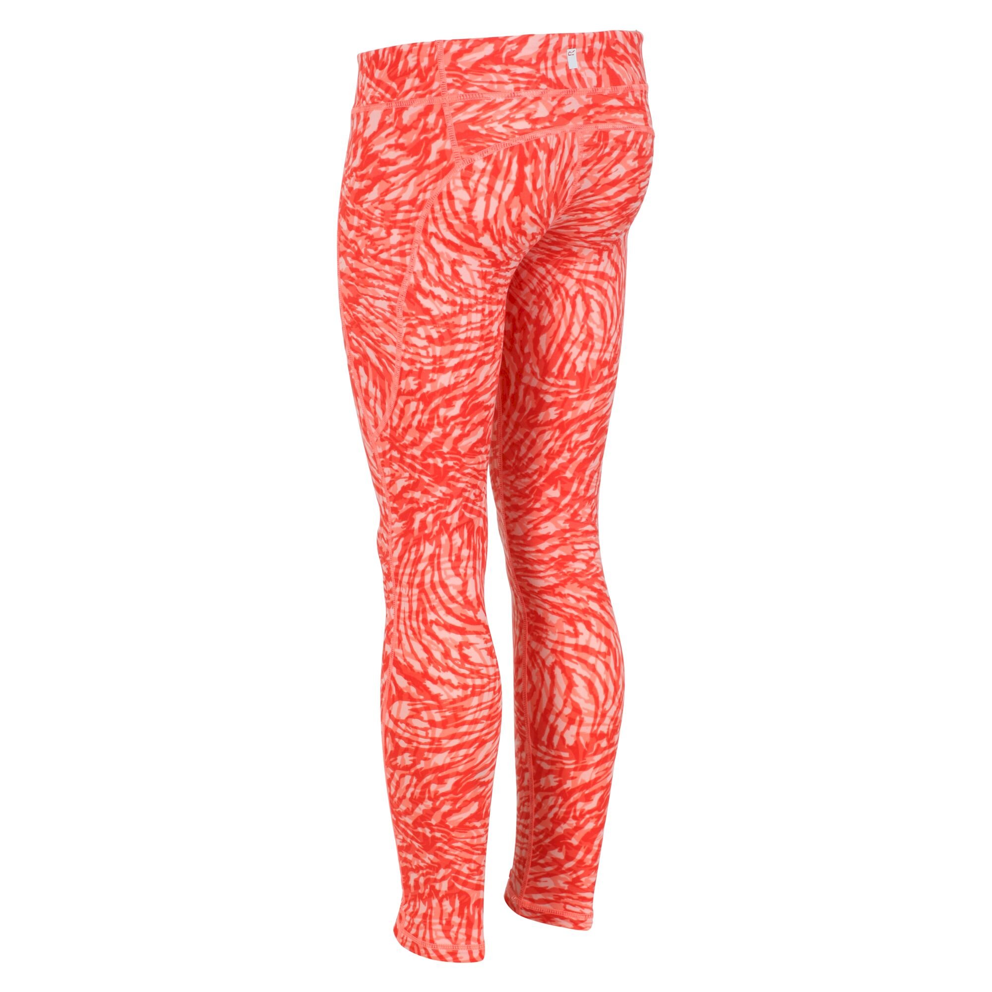 Kids' Atkin II Leggings | Neon Peach Animal
