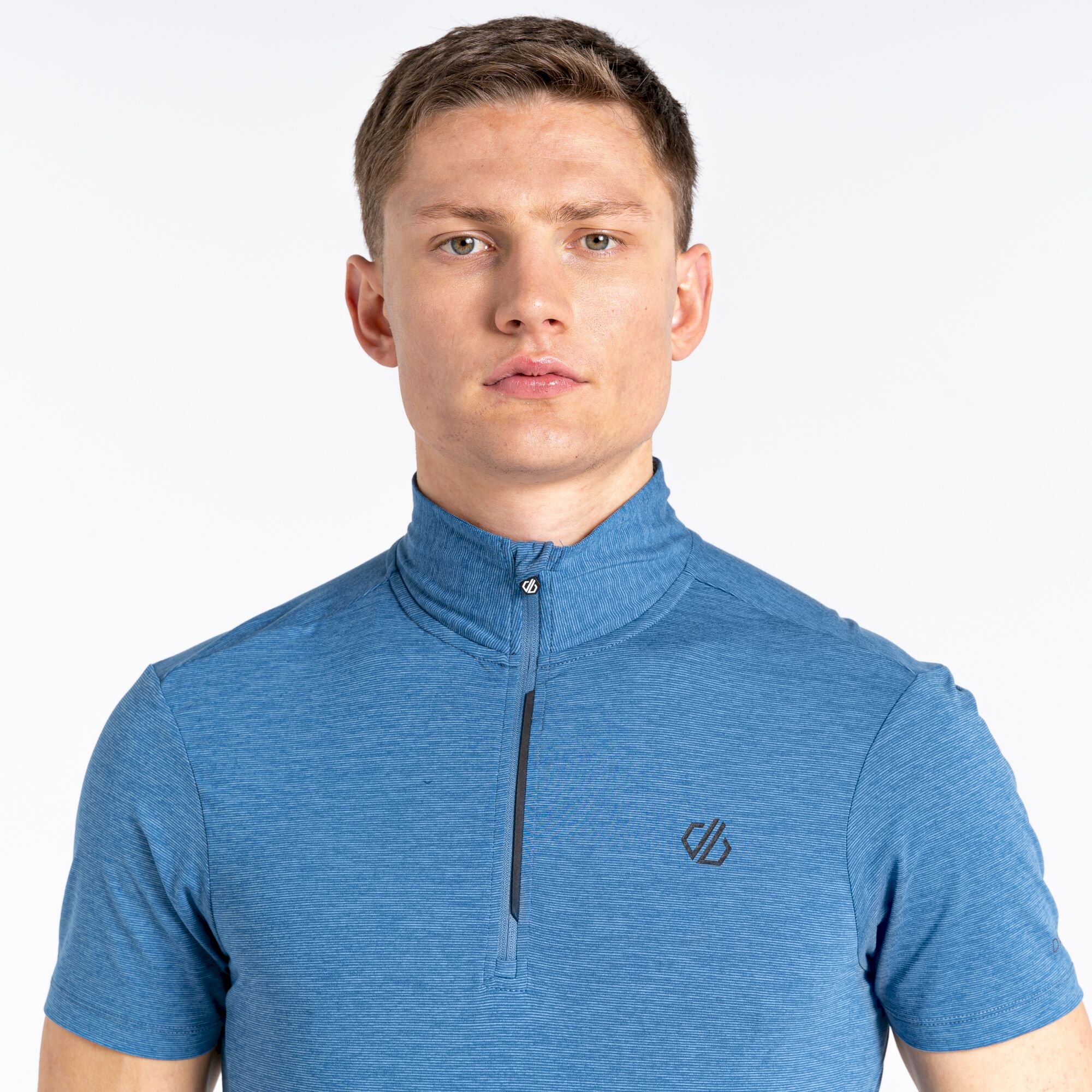 Dare 2b - Men's Pedal It Out Lightweight Jersey | Stellar Blue Marl