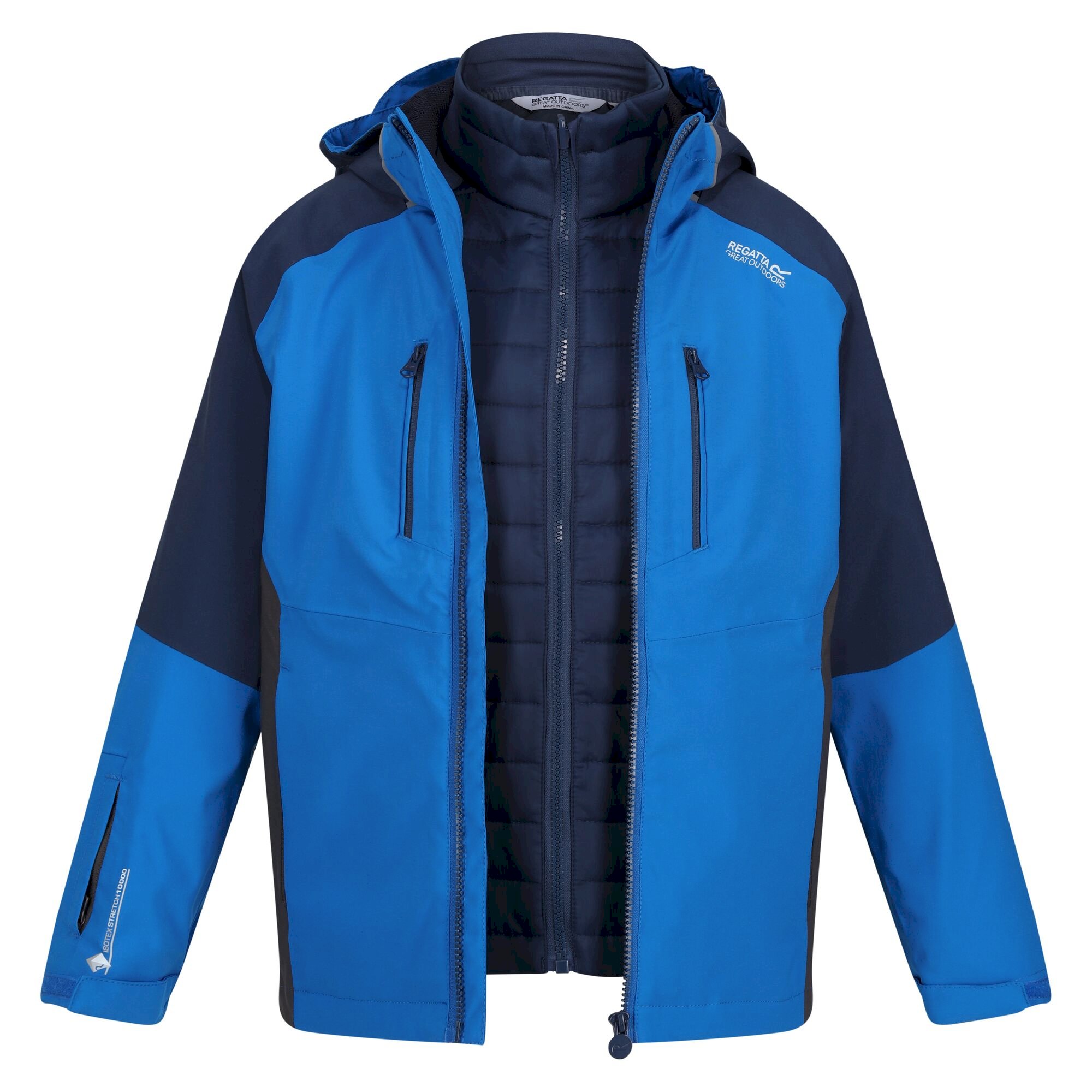 Kids' Hydrate VII 3-In-1 Waterproof Jacket | Skydiver Admiral Blue
