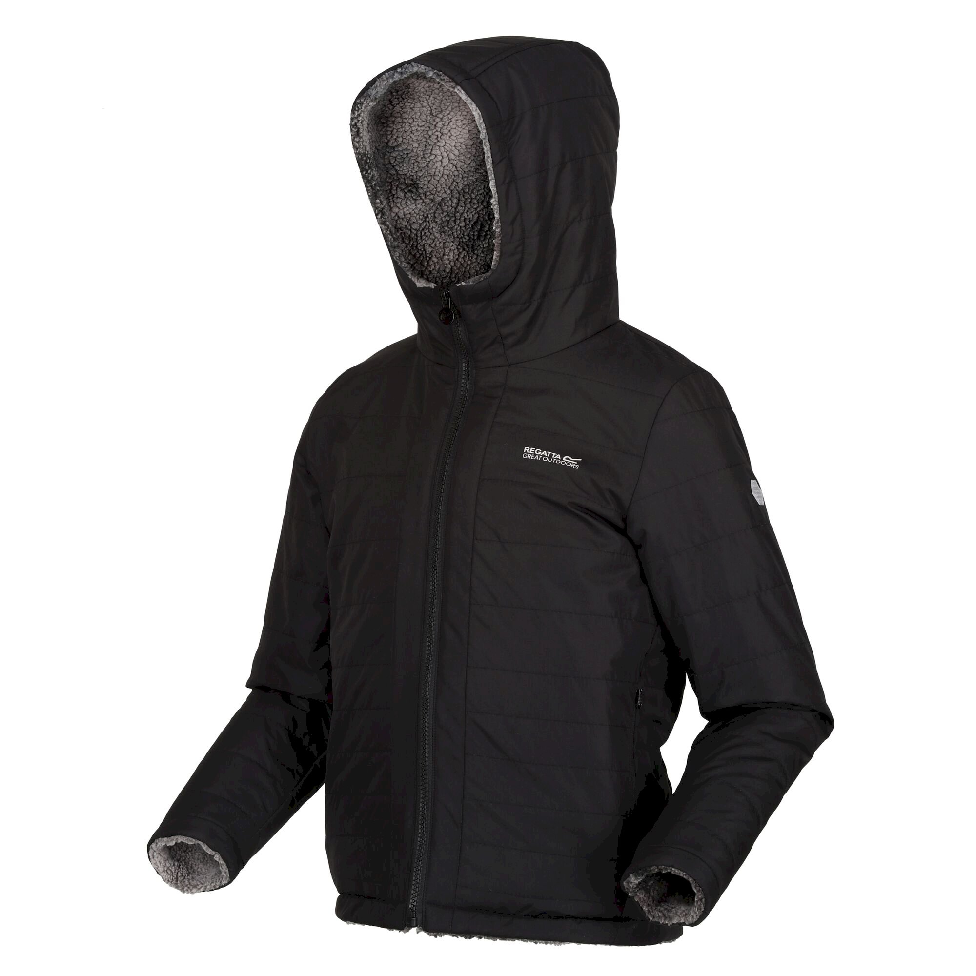 Kids' Spyra III Lightweight Insulated Jacket | Black Dark Grey