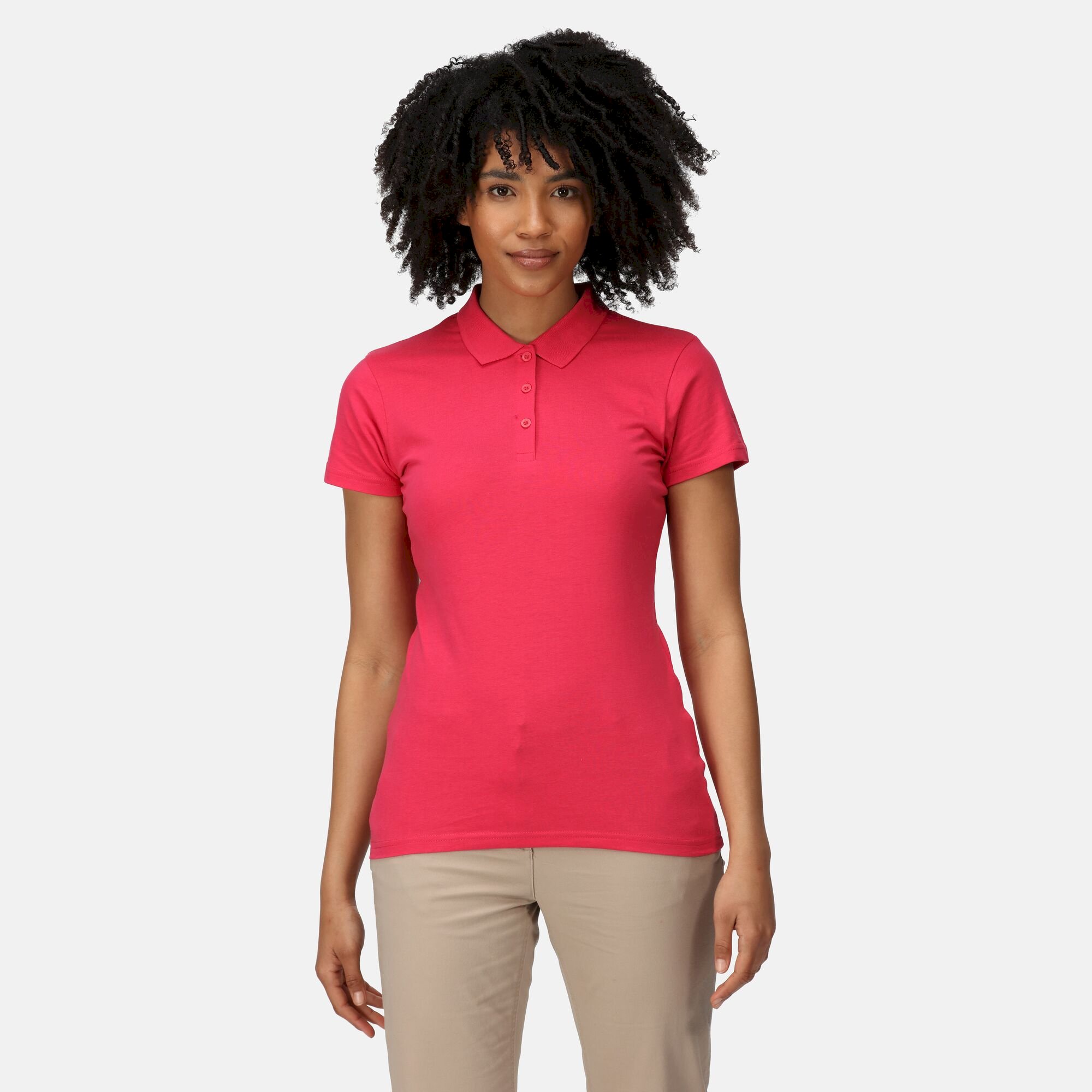 Women's Sinton Coolweave Polo Shirt | Rethink Pink