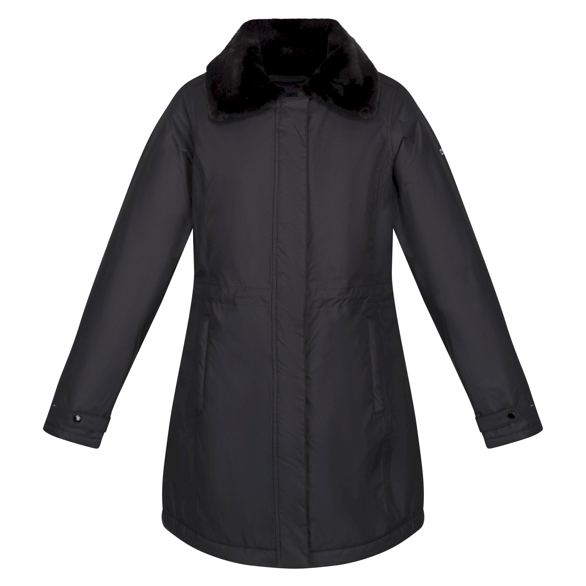 Women's Renata Fur Collar Parka | Black