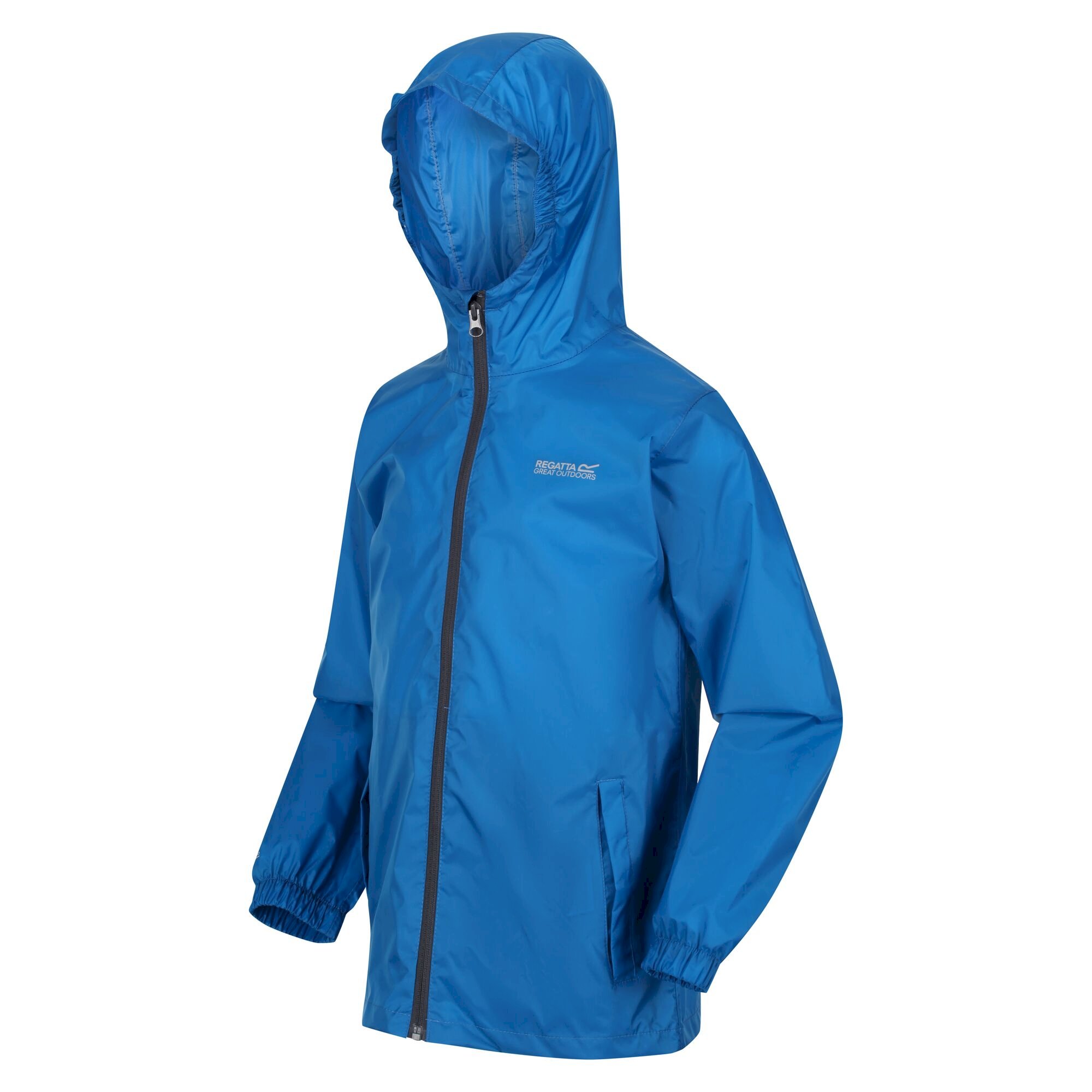 Kids' Pack It Waterproof Packaway Jacket | Imperial Blue