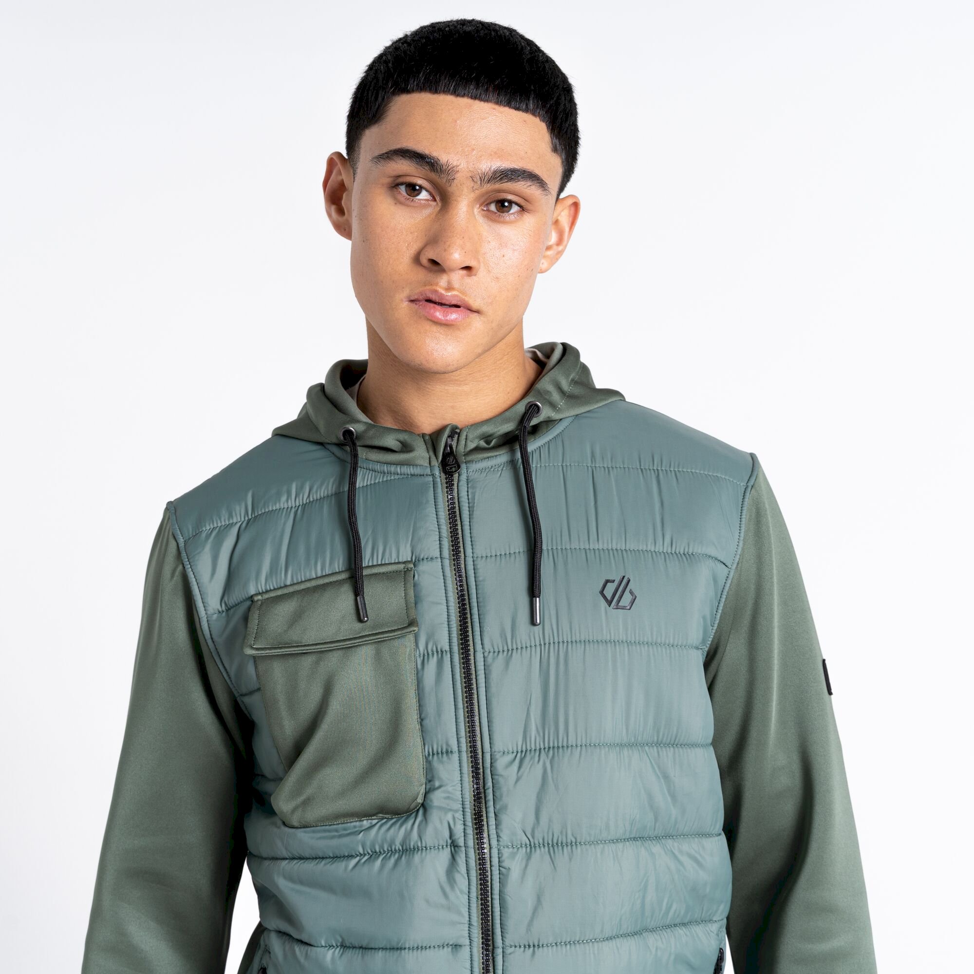 Dare 2b - Men's Sharp Hybrid Jacket | Duck Green