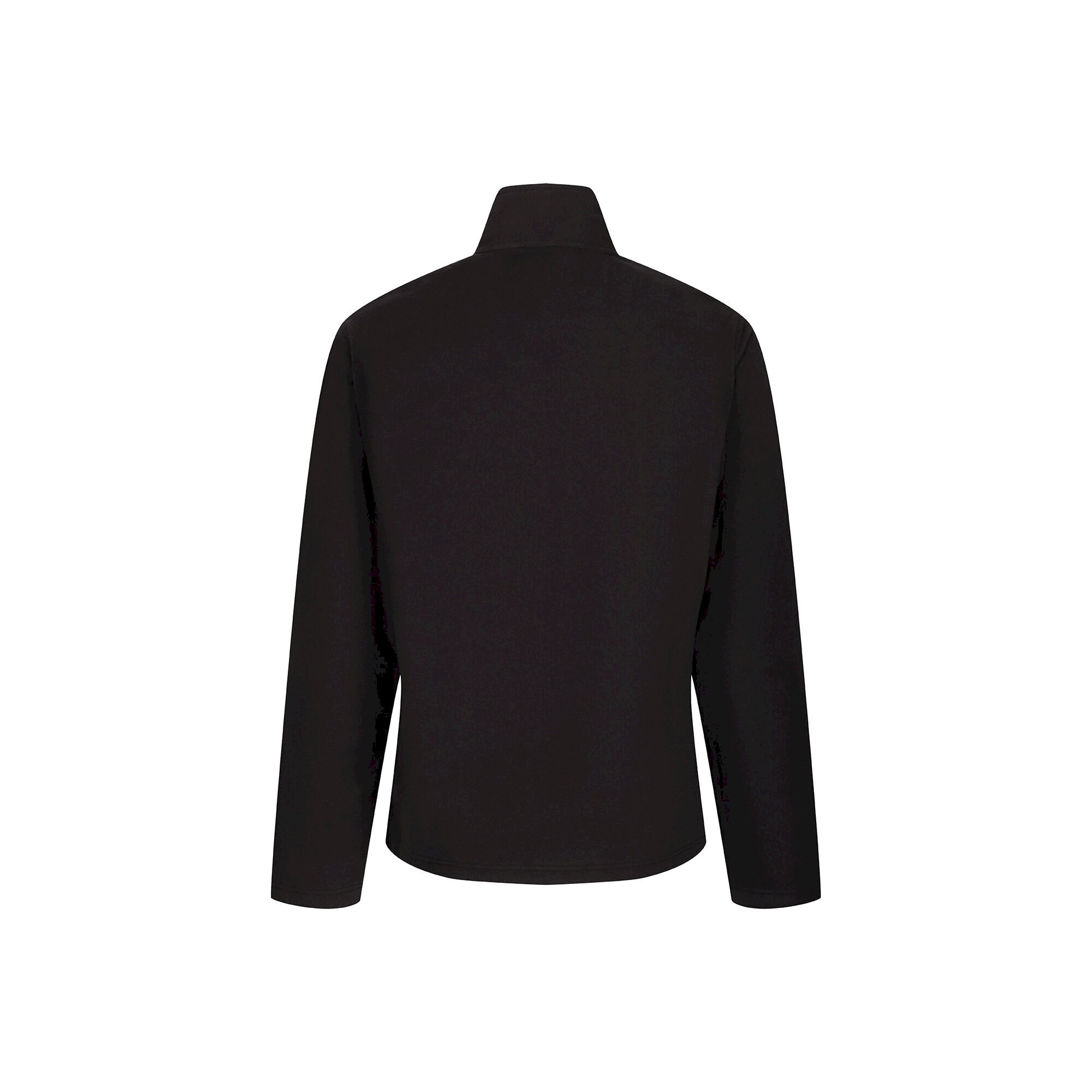 Men's Honestly Made Recycled Full Zip Microfleece | Black