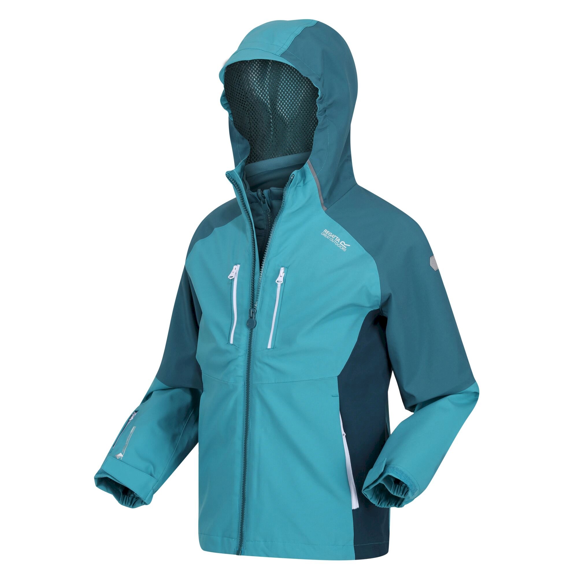 Kids' Hydrate VII 3-In-1 Waterproof Jacket | Pagoda Blue Dragonfly