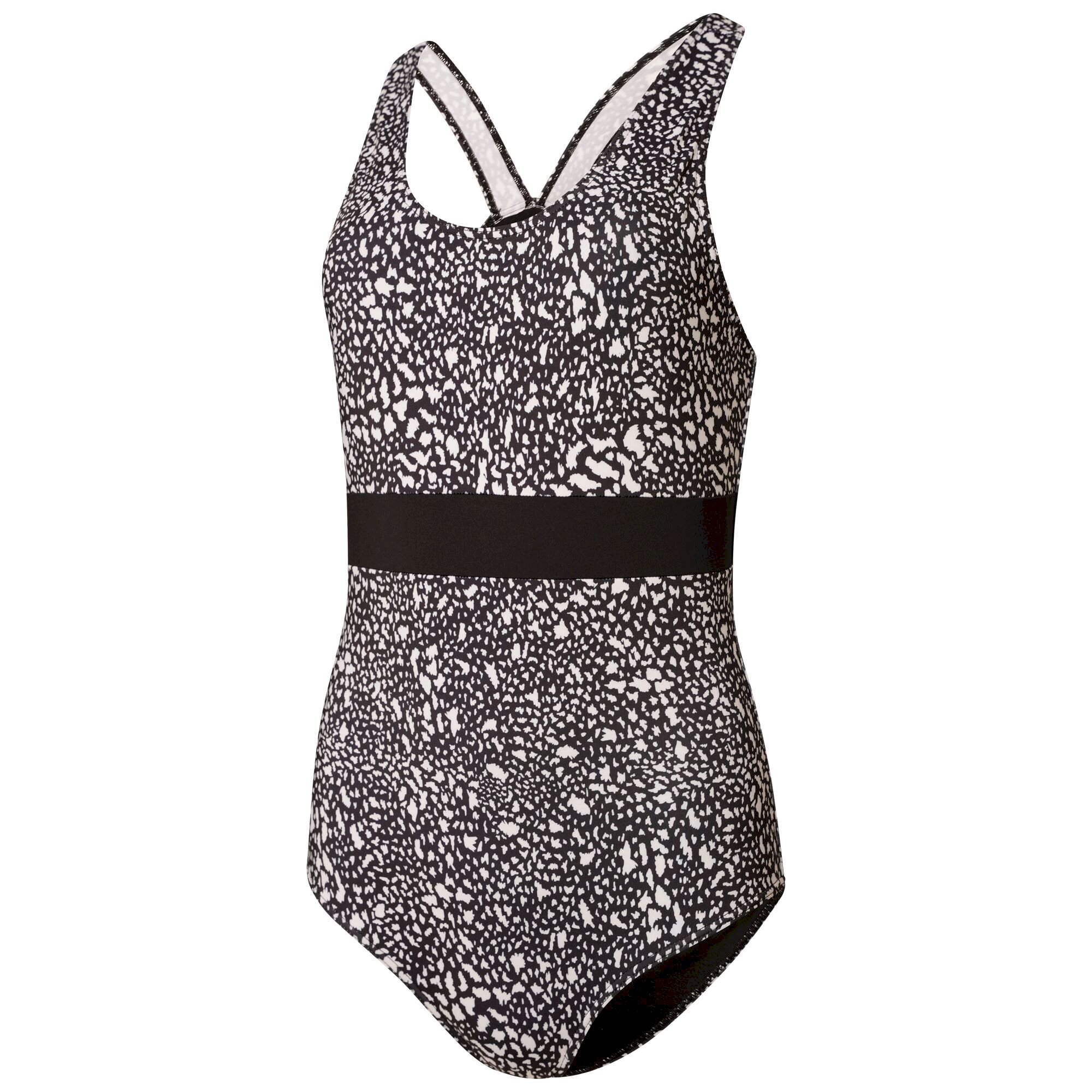 Dare 2b - Women's Make Waves Recycled Swimsuit | Black Dot Print