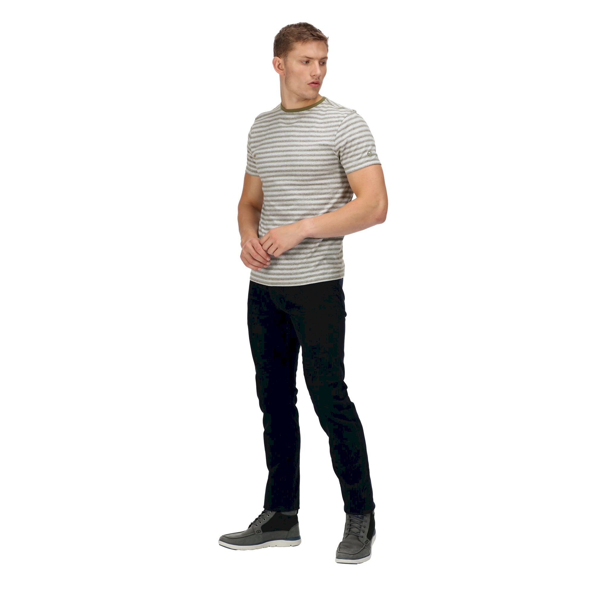 Men's Brayden Stripe T-Shirt | Capulet Mini Stripe