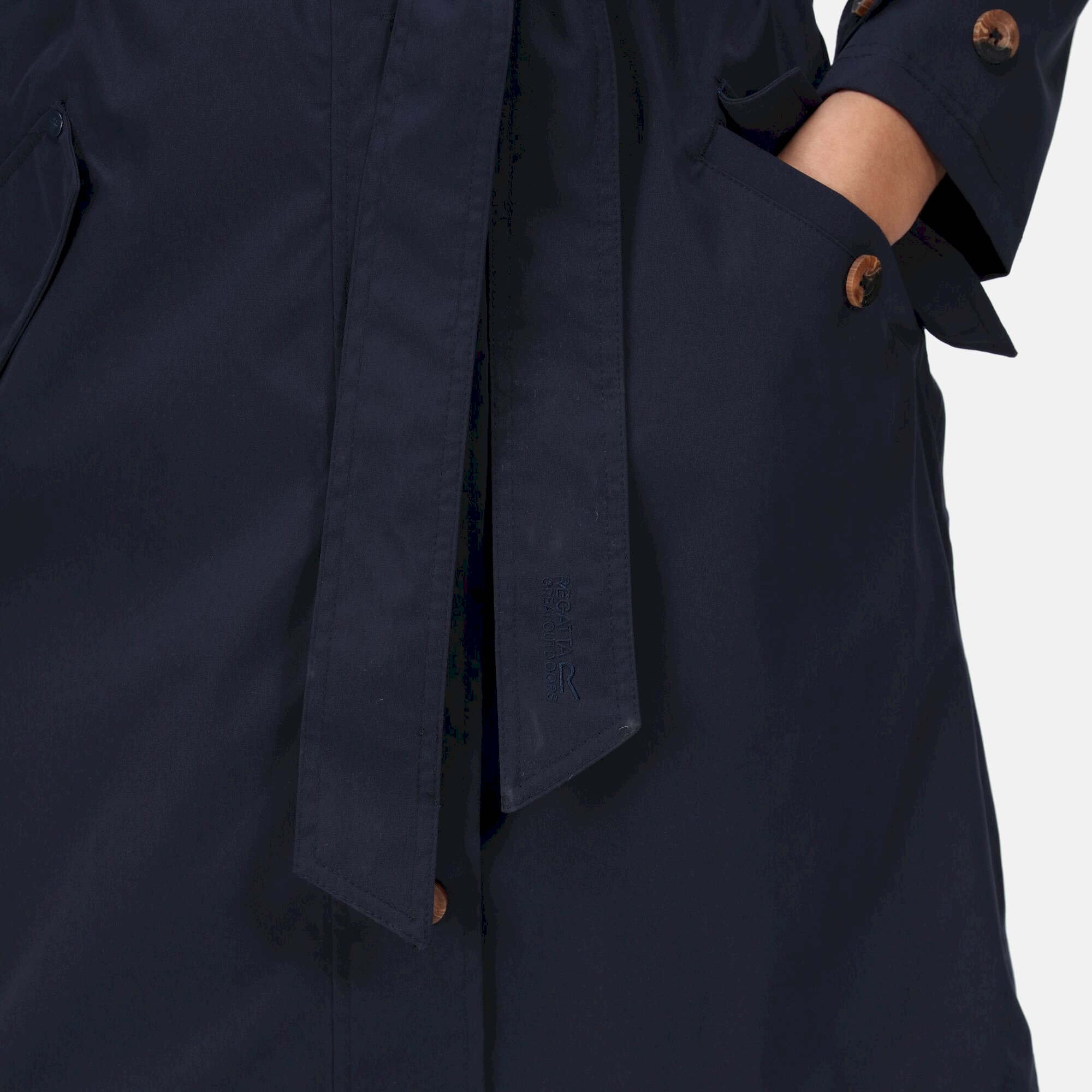 Women's Madalyn Waterproof Trench Coat | Navy
