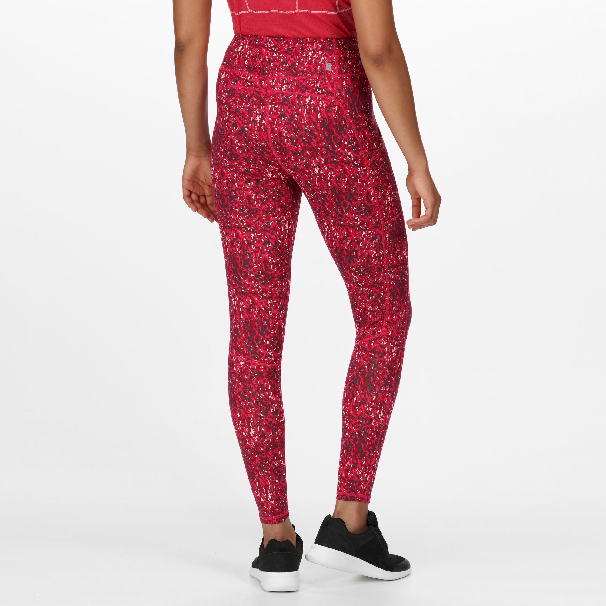 Women's Holeen II Leggings | Berry Pink Abstract