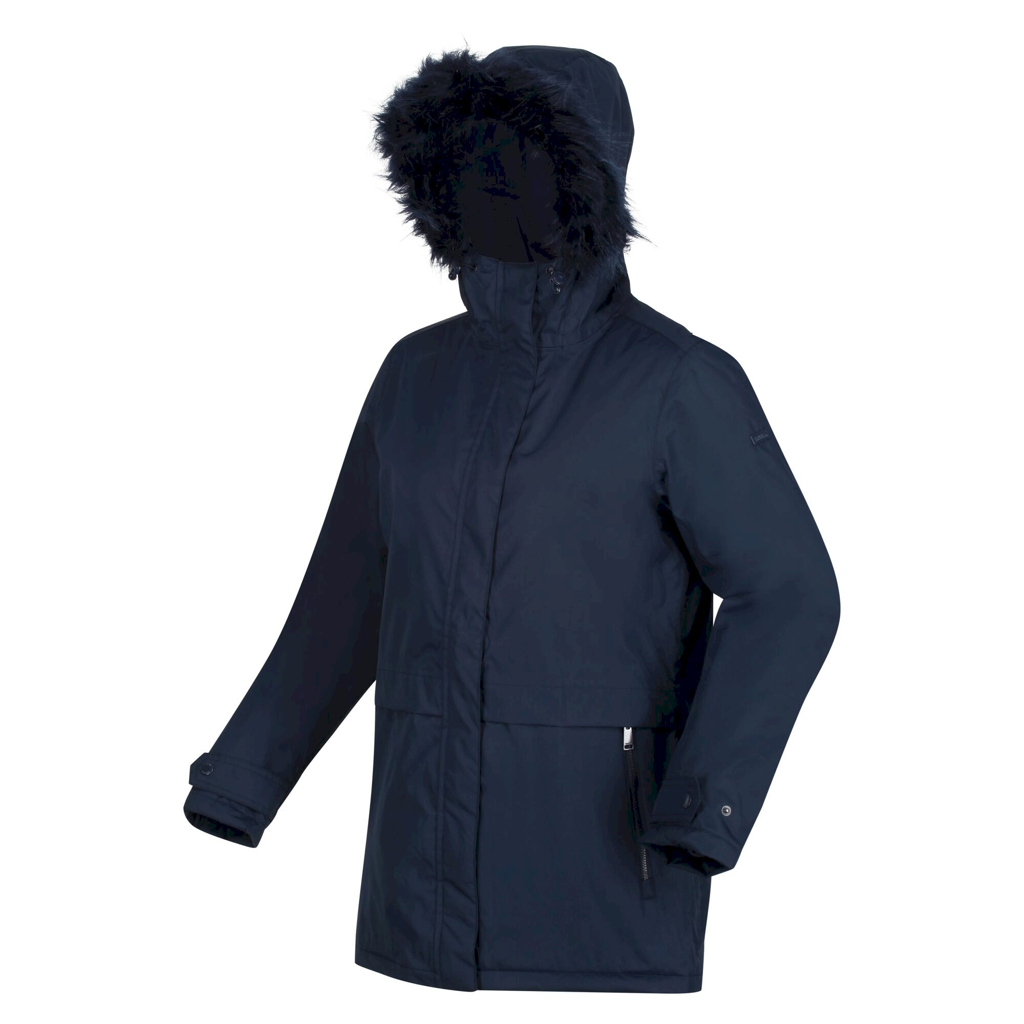 Women's Myla II Fur Trim Parka Jacket | Navy