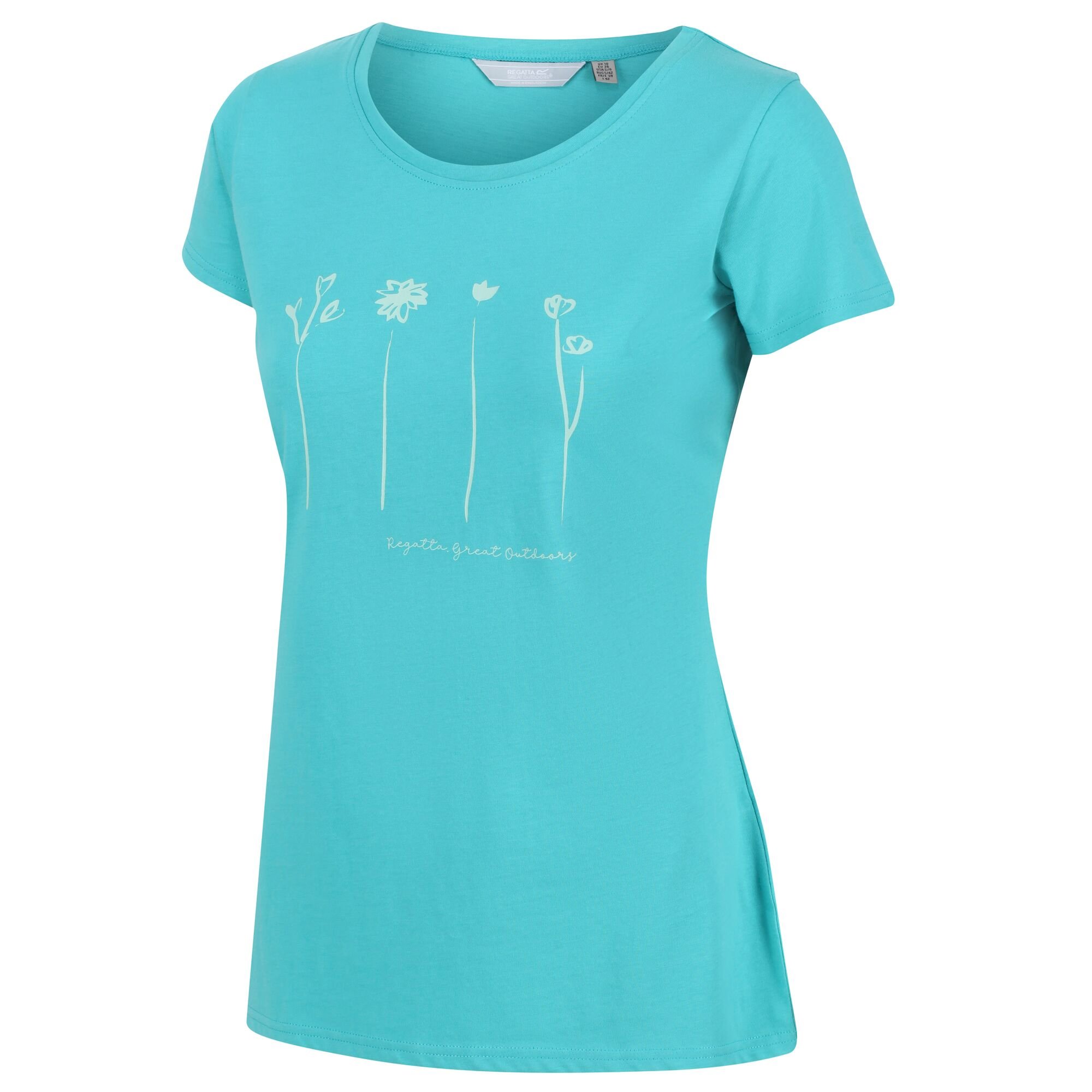 Women's Breezed II Print T-Shirt | Turquoise