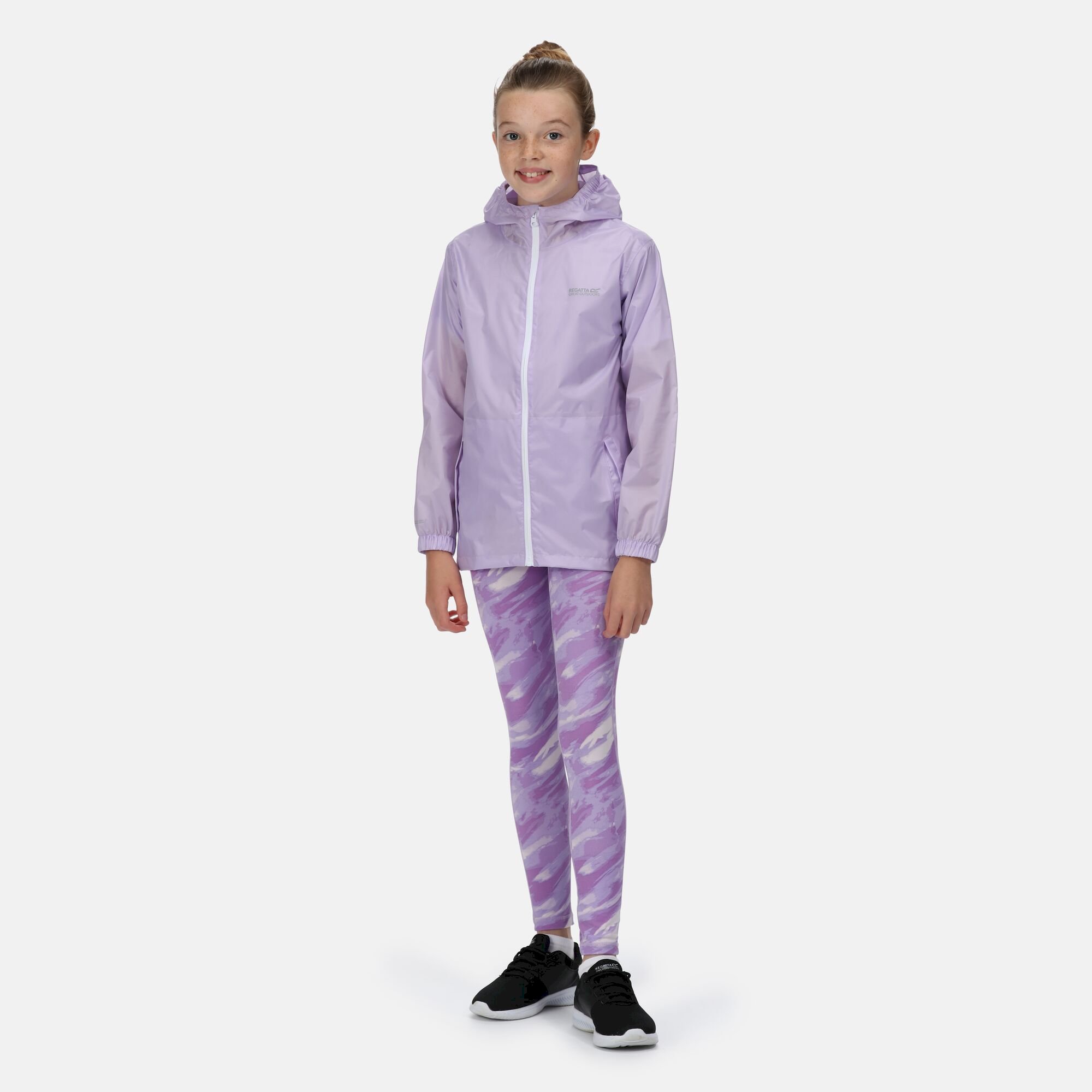 Kids' Pack It Waterproof Packaway Jacket | Pastel Lilac
