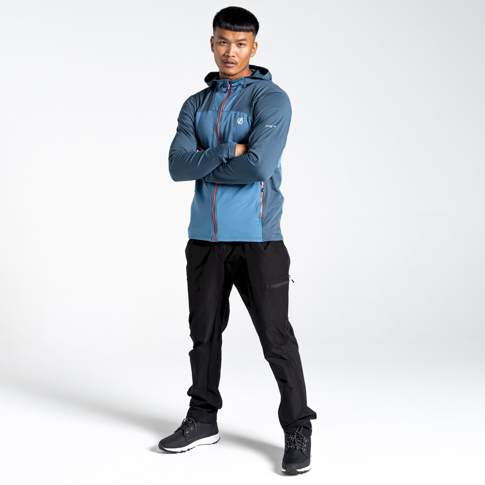 Dare 2b - Men's Revive II Recycled Lightweight Core Stretch | Orion Grey Stellar Blue