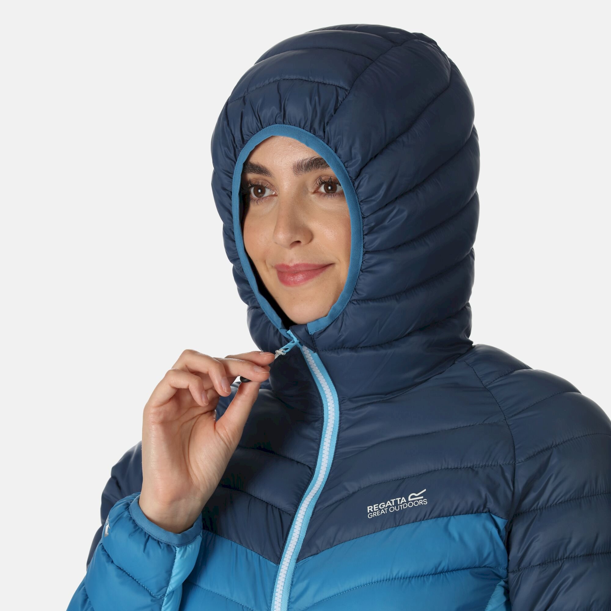 Women's Harrock Lightweight Puffer Jacket | Dark Denim Ethereal Blue