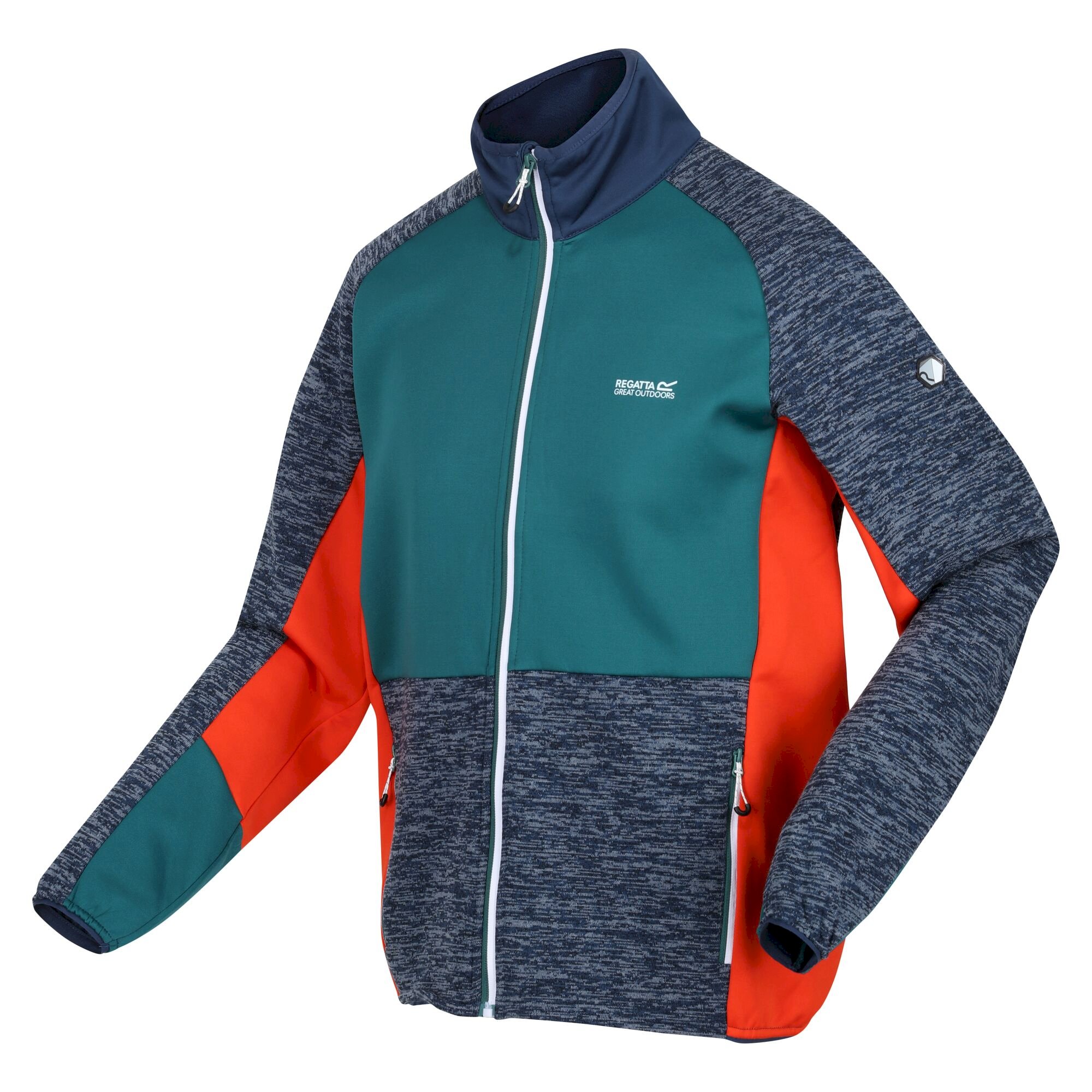Men's Coladane IV Full Zip Fleece | Admiral Blue Pacific Green