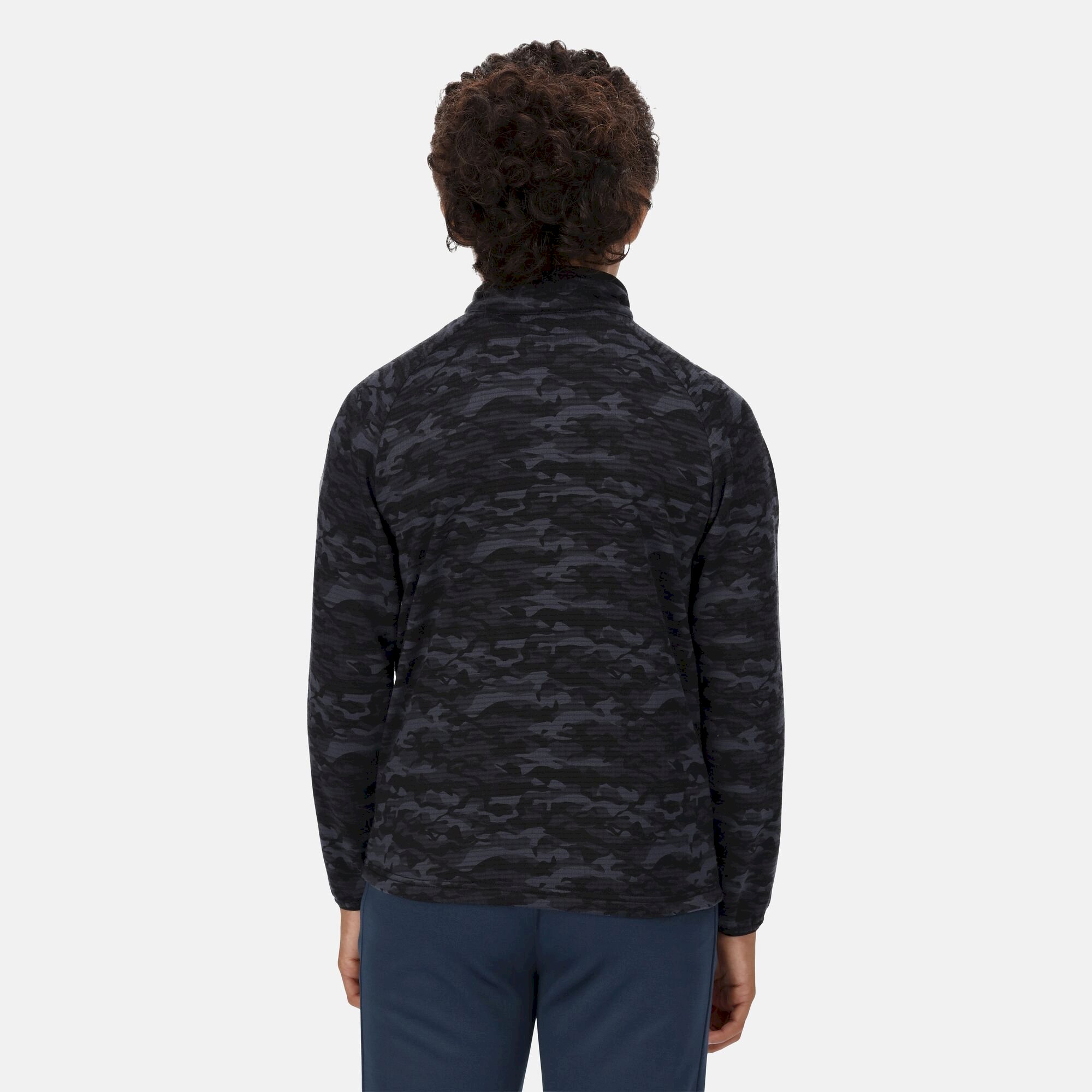 Kids' Highton Half Zip Fleece | India Grey Camo